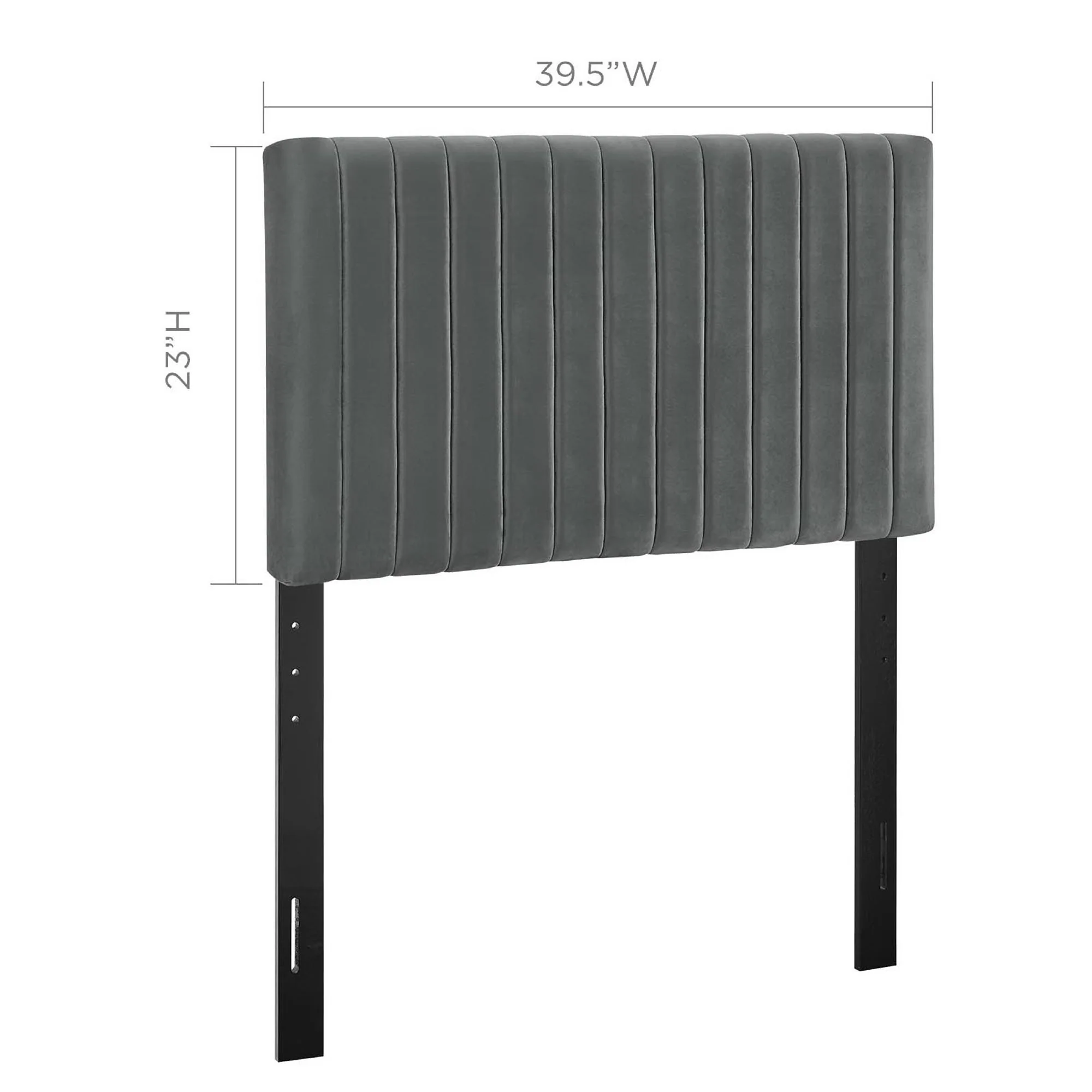 Keira Performance Velvet Twin Headboard by Modway - Image 5