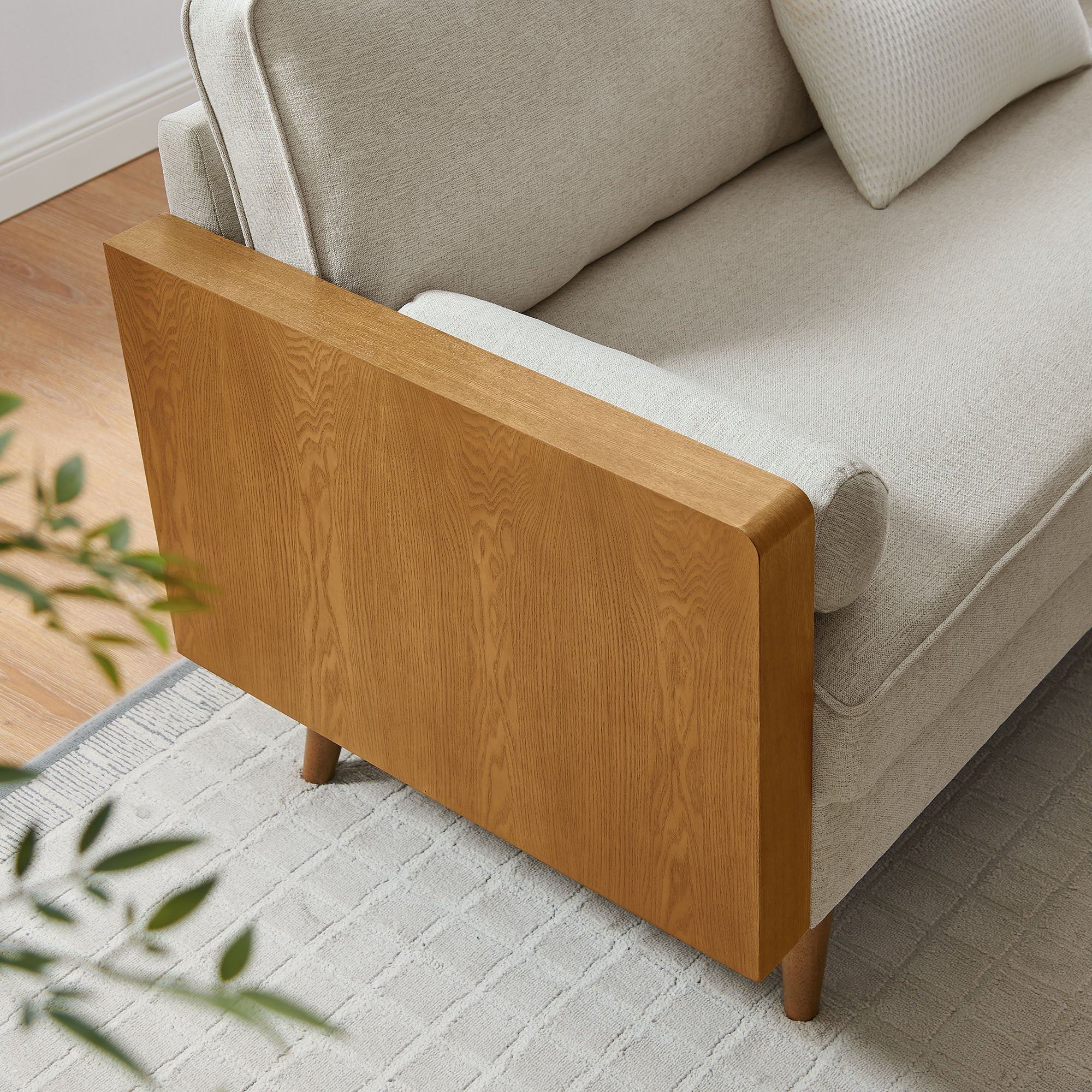 Kellan Heathered Fabric Upholstered Sofa by Modway - Image 15