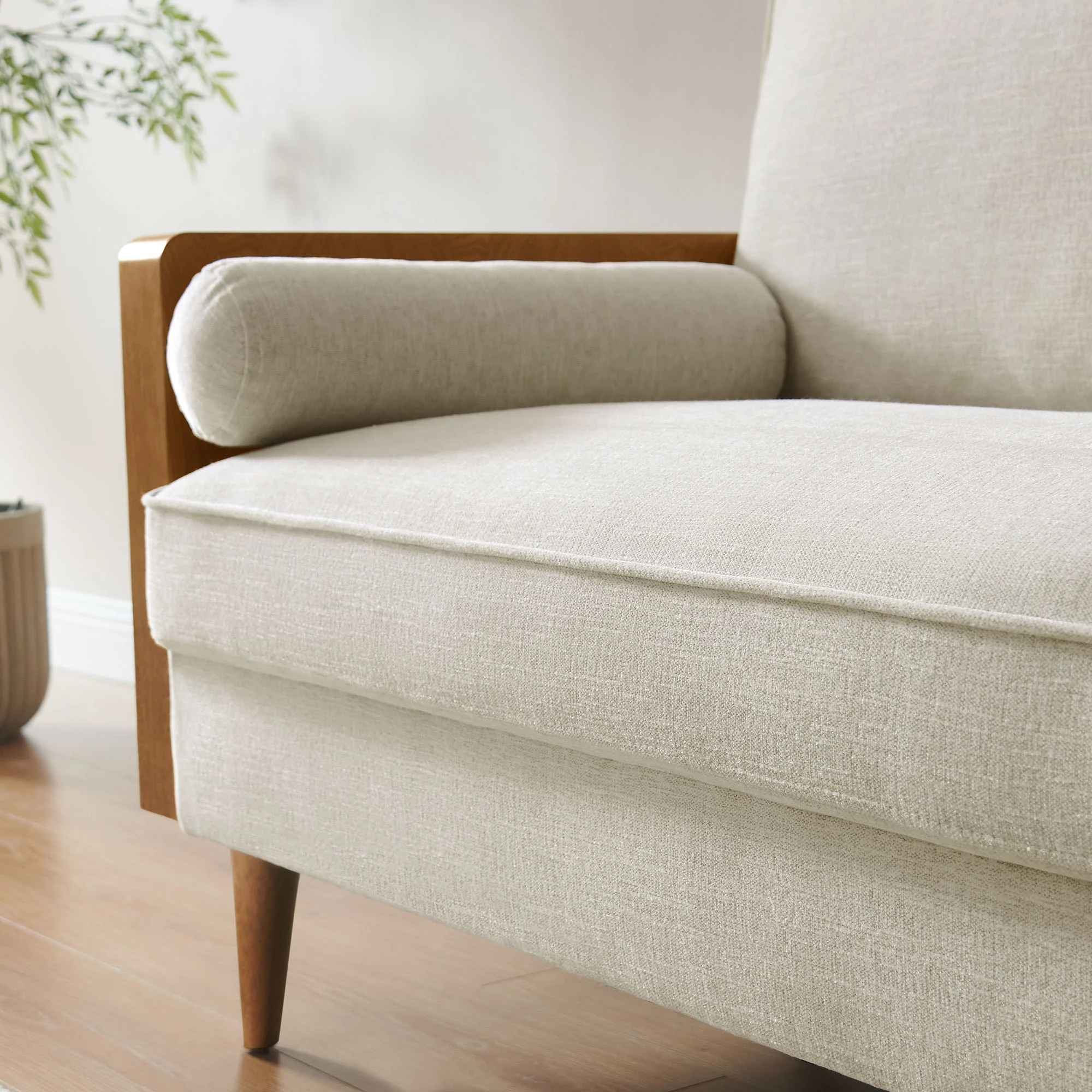 Kellan Heathered Weave Fabric Loveseat by Modway - Image 15