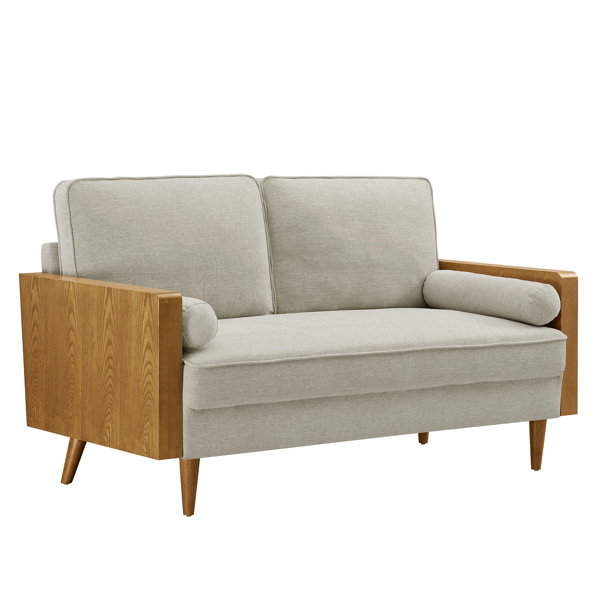 Kellan Heathered Weave Fabric Loveseat by Modway - Image 2