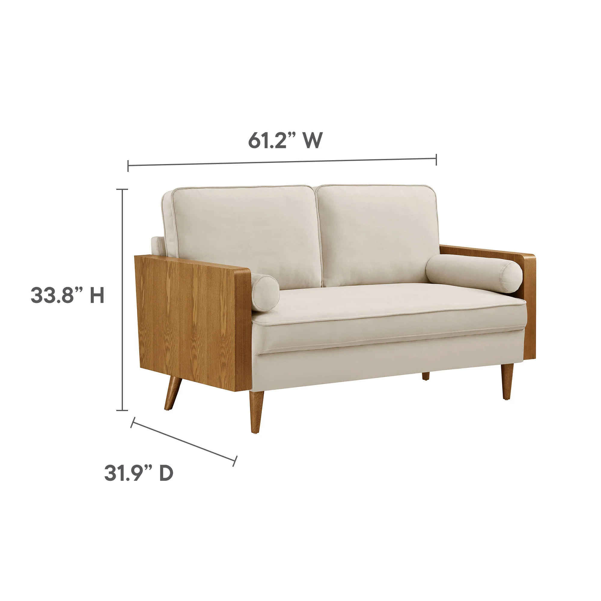 Kellan Performance Velvet Loveseat by Modway - Image 18