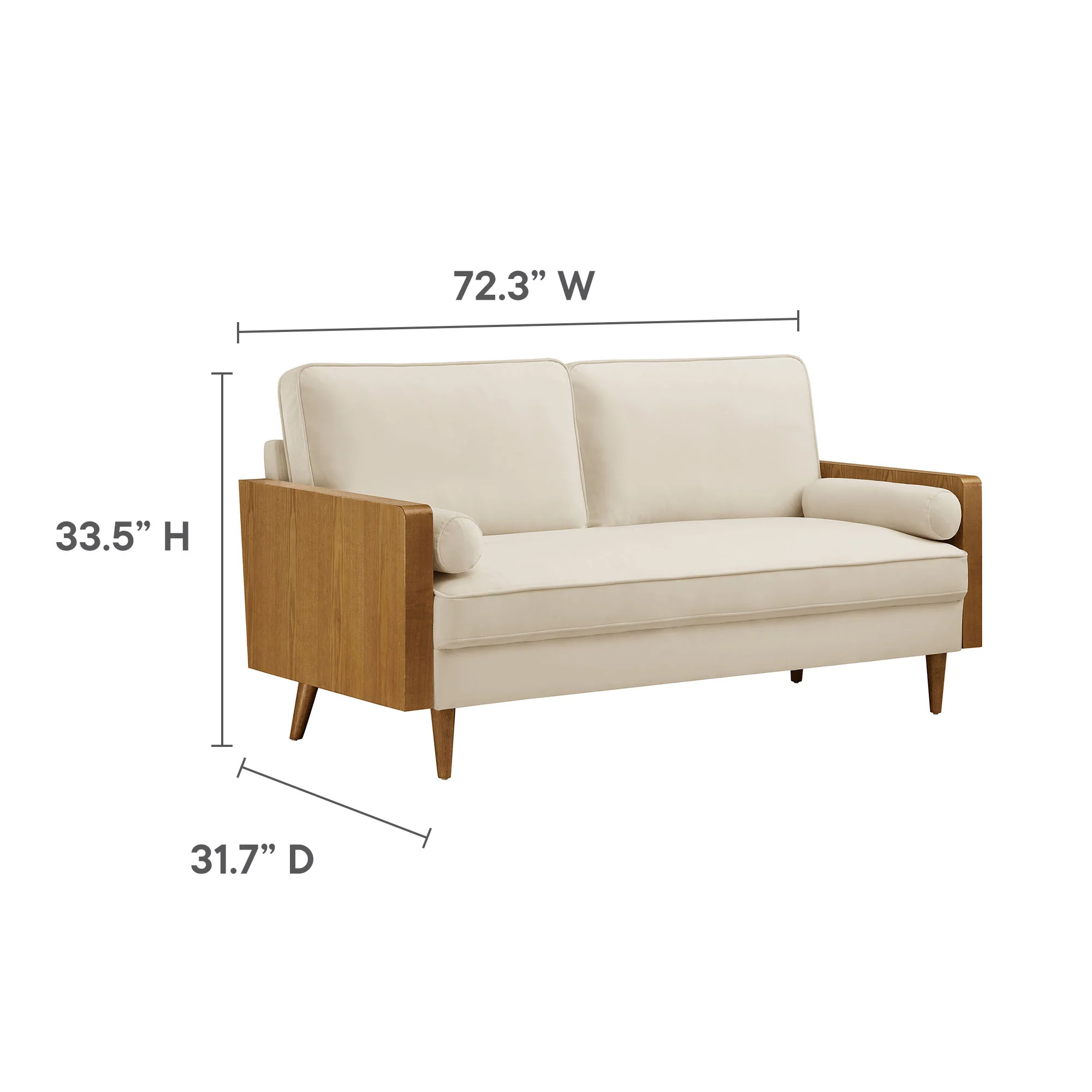 Kellan Performance Velvet Sofa by Modway - Image 9
