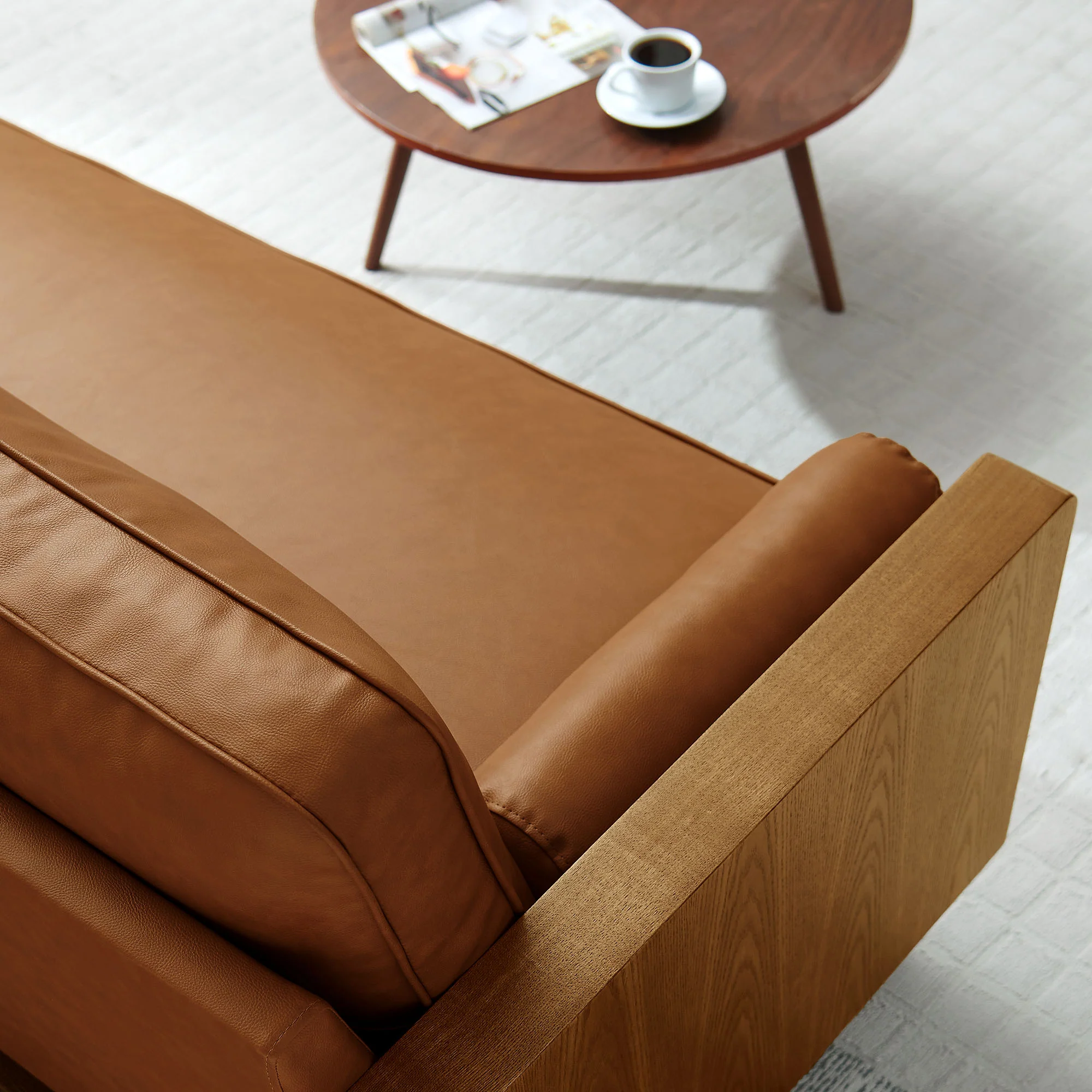 Kellan Vegan Leather Sofa by Modway - Image 15