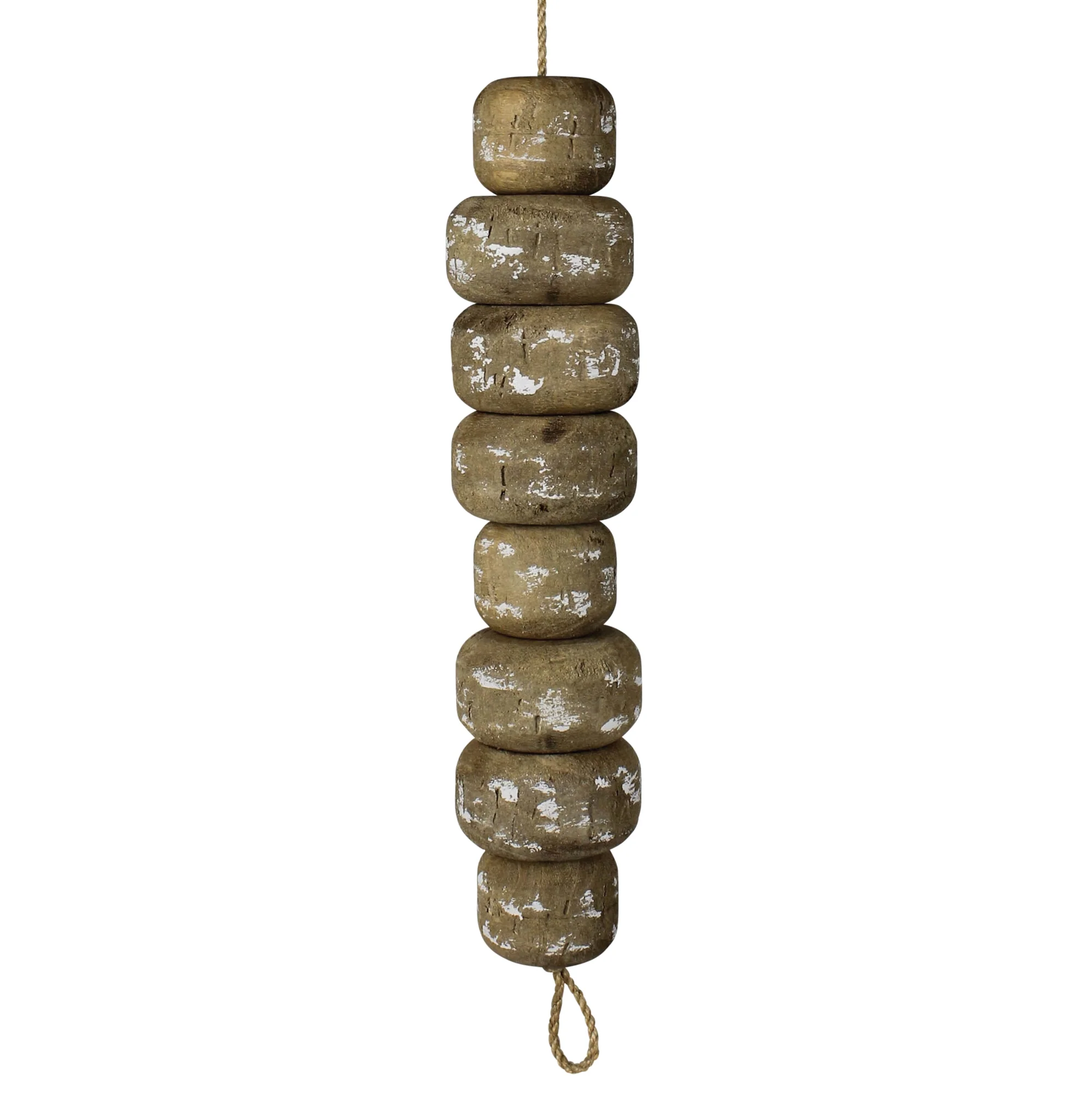 Kelso Oversized Wood Bead Strand Set Of 2 By HomArt - Image 2