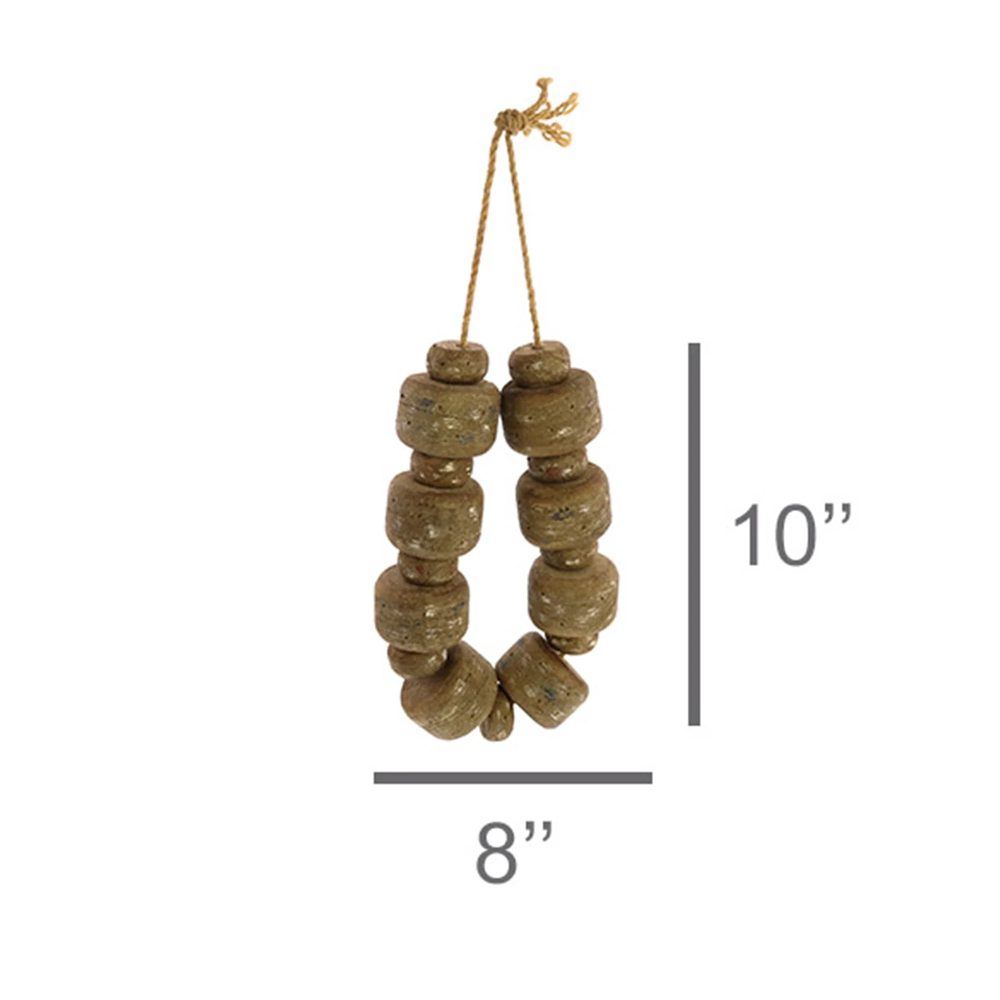 Kelso Oversized Wood Beads By HomArt - Image 2