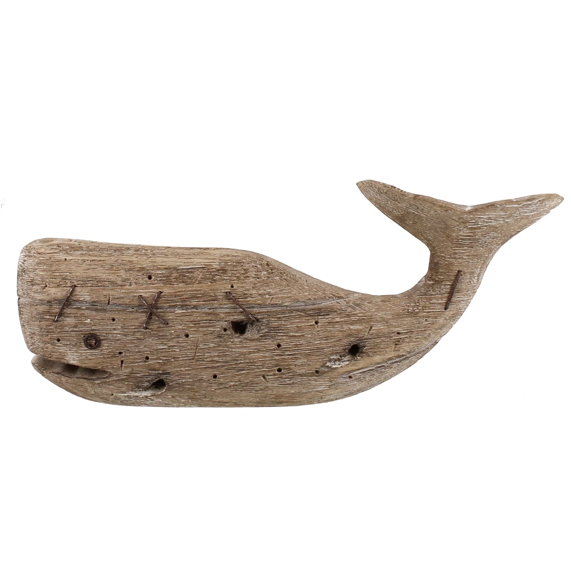 Kelso Wood Sperm Whale - Small - Natural Wood Set Of 2 By HomArt - Image 2