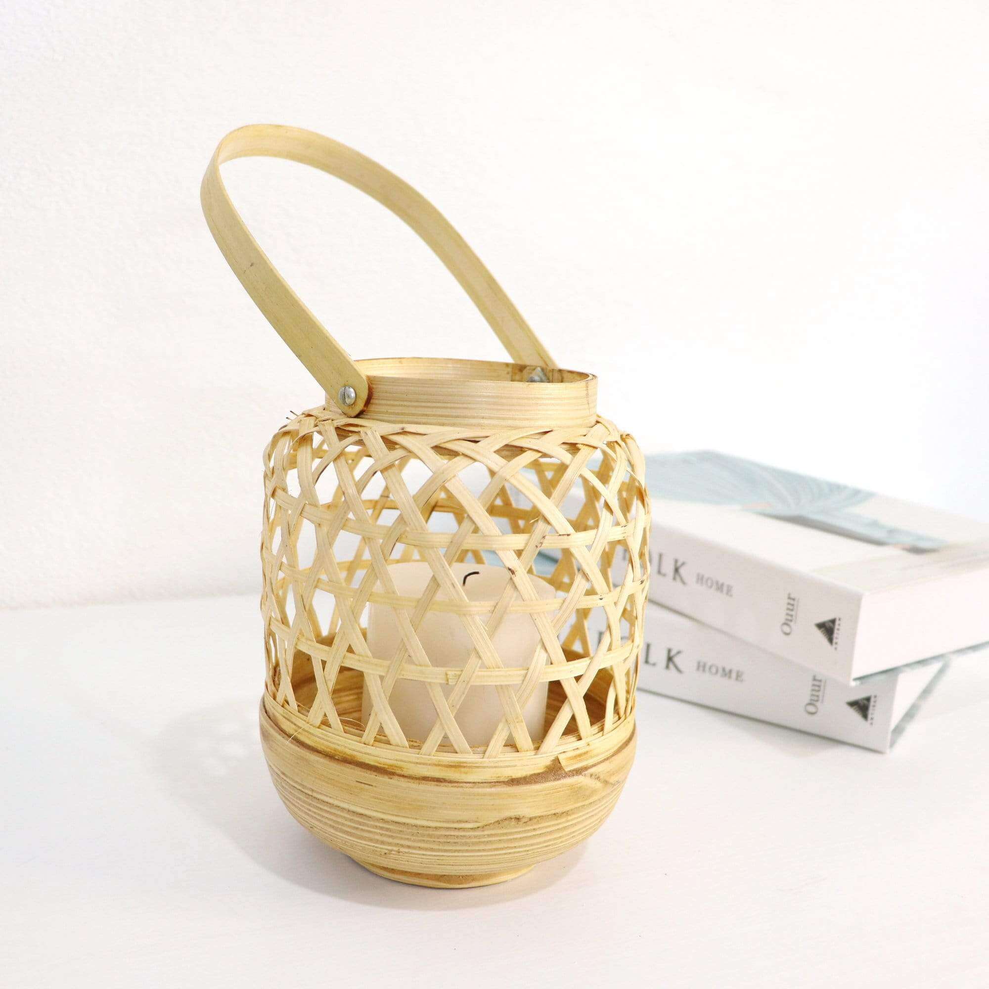 Kem Ma Nut - Bamboo Lantern (15-18 Cm) By Thaihome - Image 2