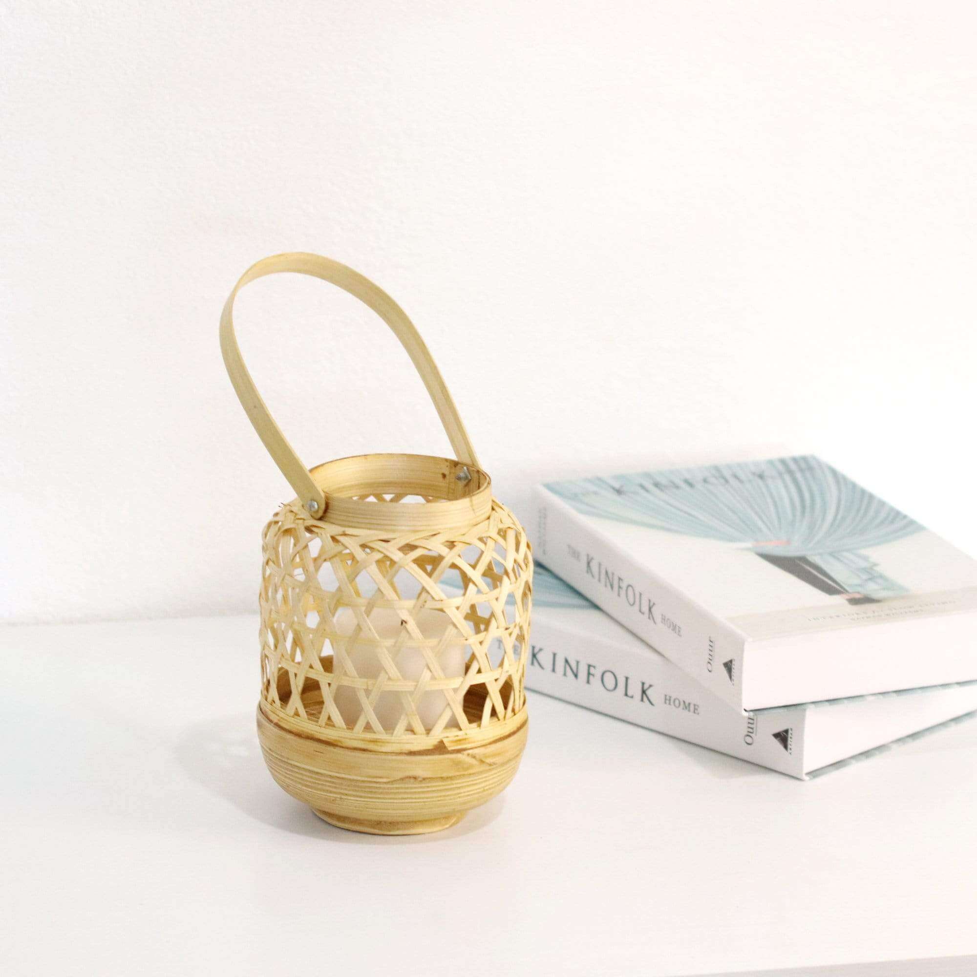 Kem Ma Nut - Bamboo Lantern (15-18 Cm) By Thaihome - Image 5
