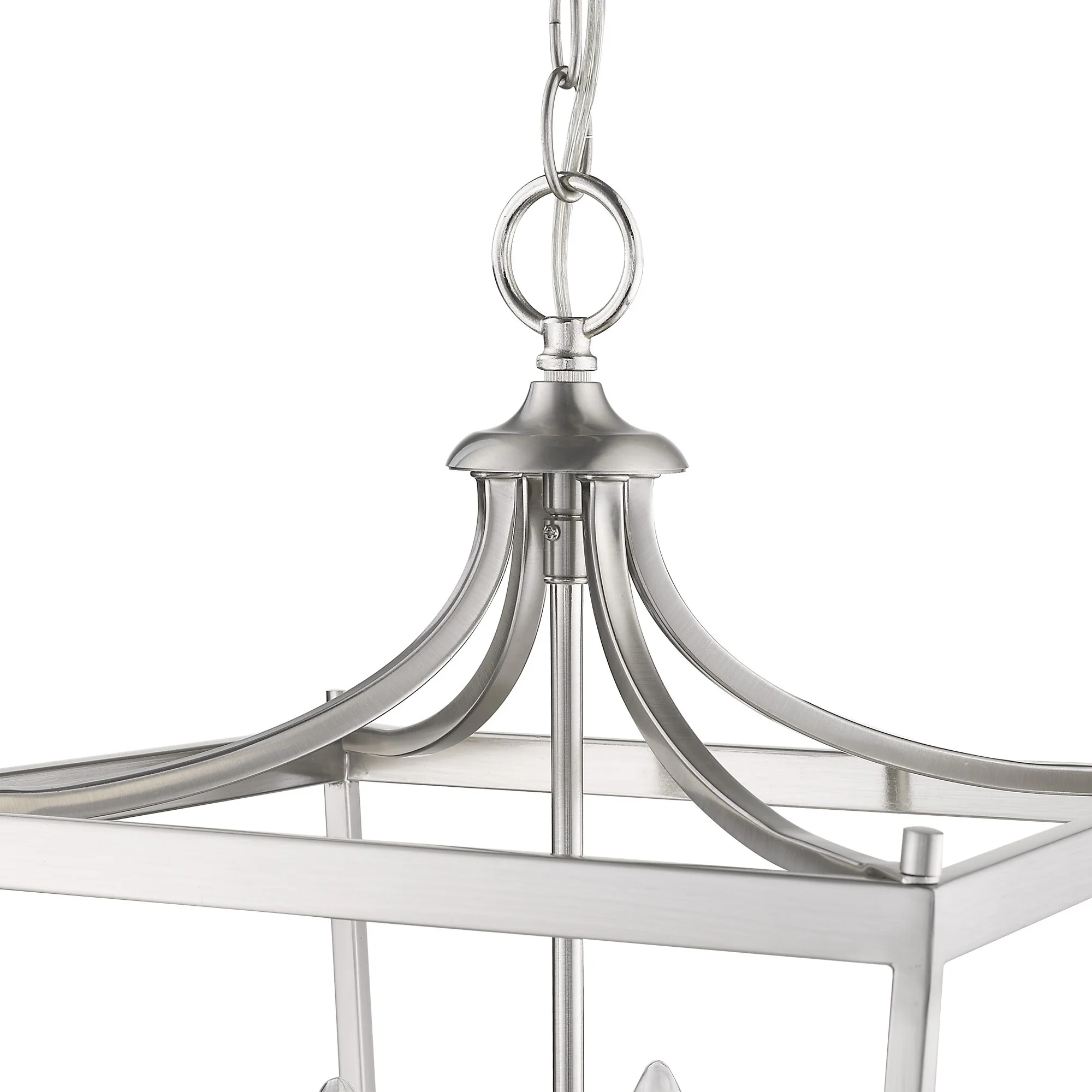 Kennedy 4-Light Satin Nickel Pendant By Homeroots - Image 5