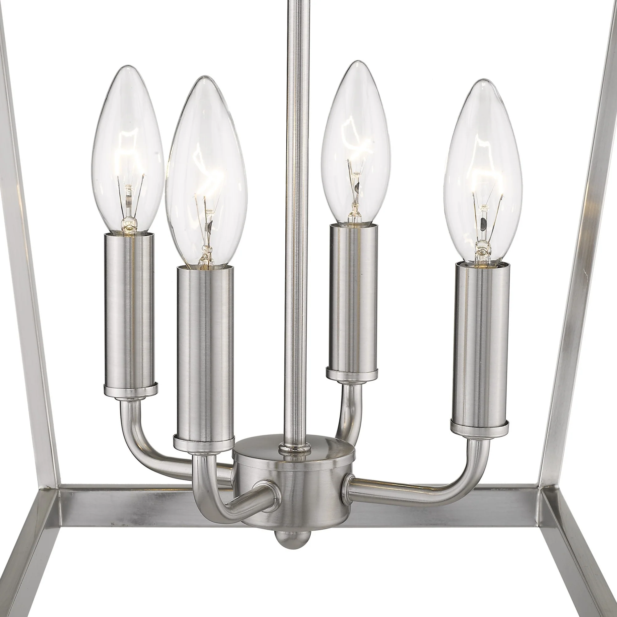 Kennedy 4-Light Satin Nickel Pendant By Homeroots - Image 6