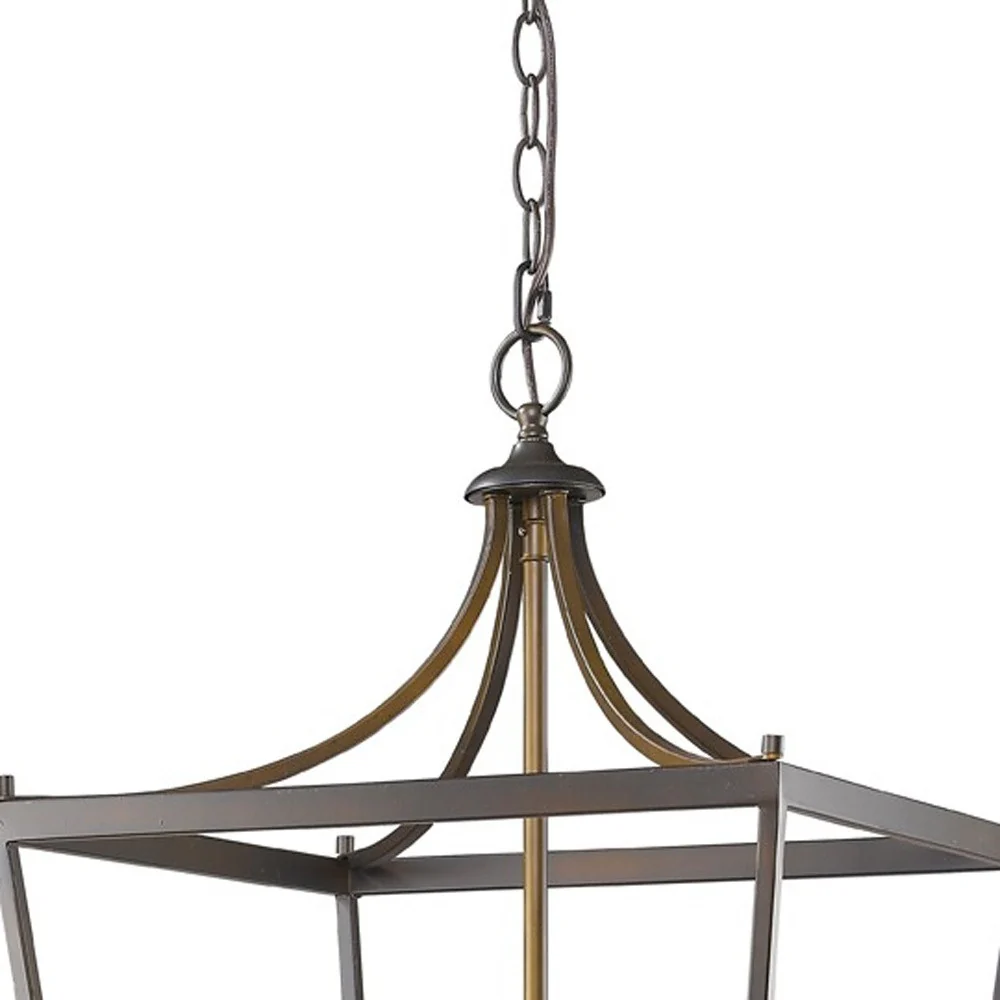 Kennedy 6-Light Oil-Rubbed Bronze Foyer Pendant By Homeroots - Image 3