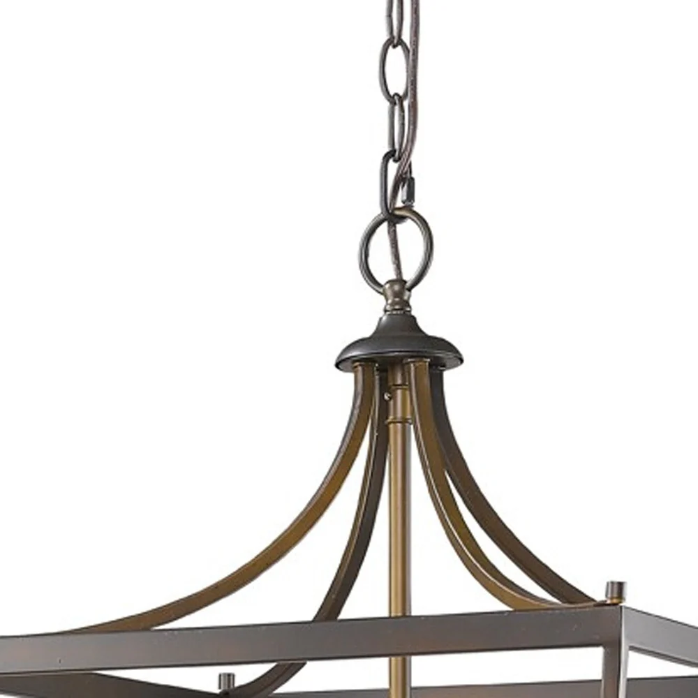 Kennedy 6-Light Oil-Rubbed Bronze Foyer Pendant By Homeroots - Image 4
