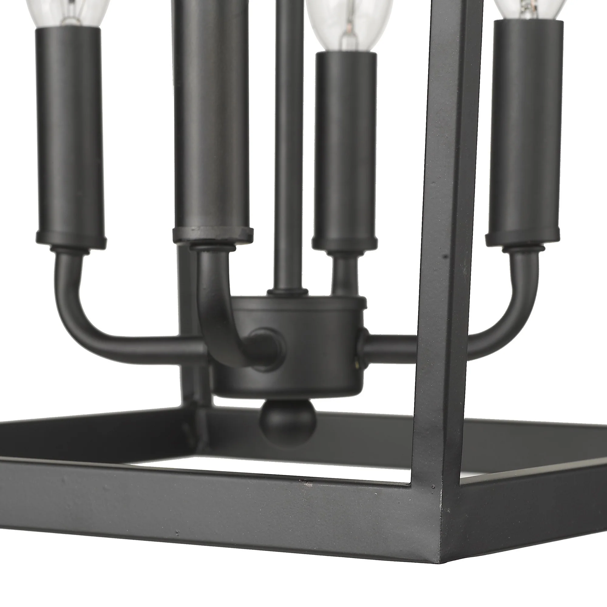 Kennedy 8-Light Matte Black Pendant By Homeroots - Image 5