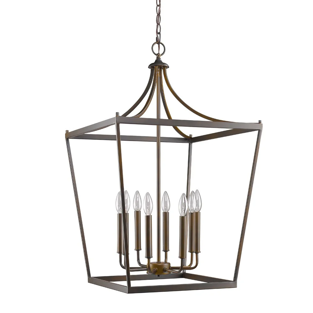 Kennedy 8-Light Oil-Rubbed Bronze Foyer Pendant By Homeroots - Image 2