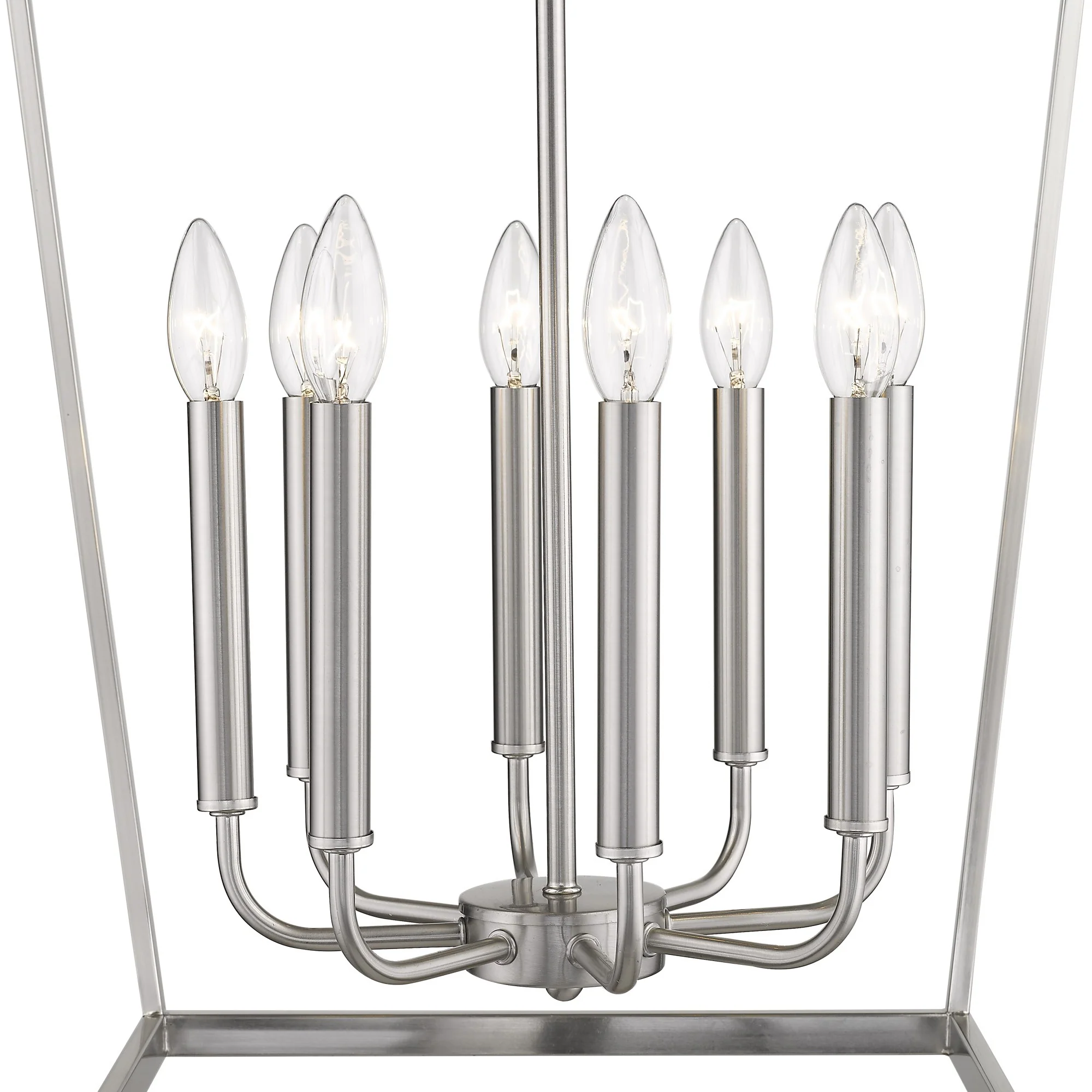 Kennedy 8-Light Satin Nickel Pendant By Homeroots - Image 6