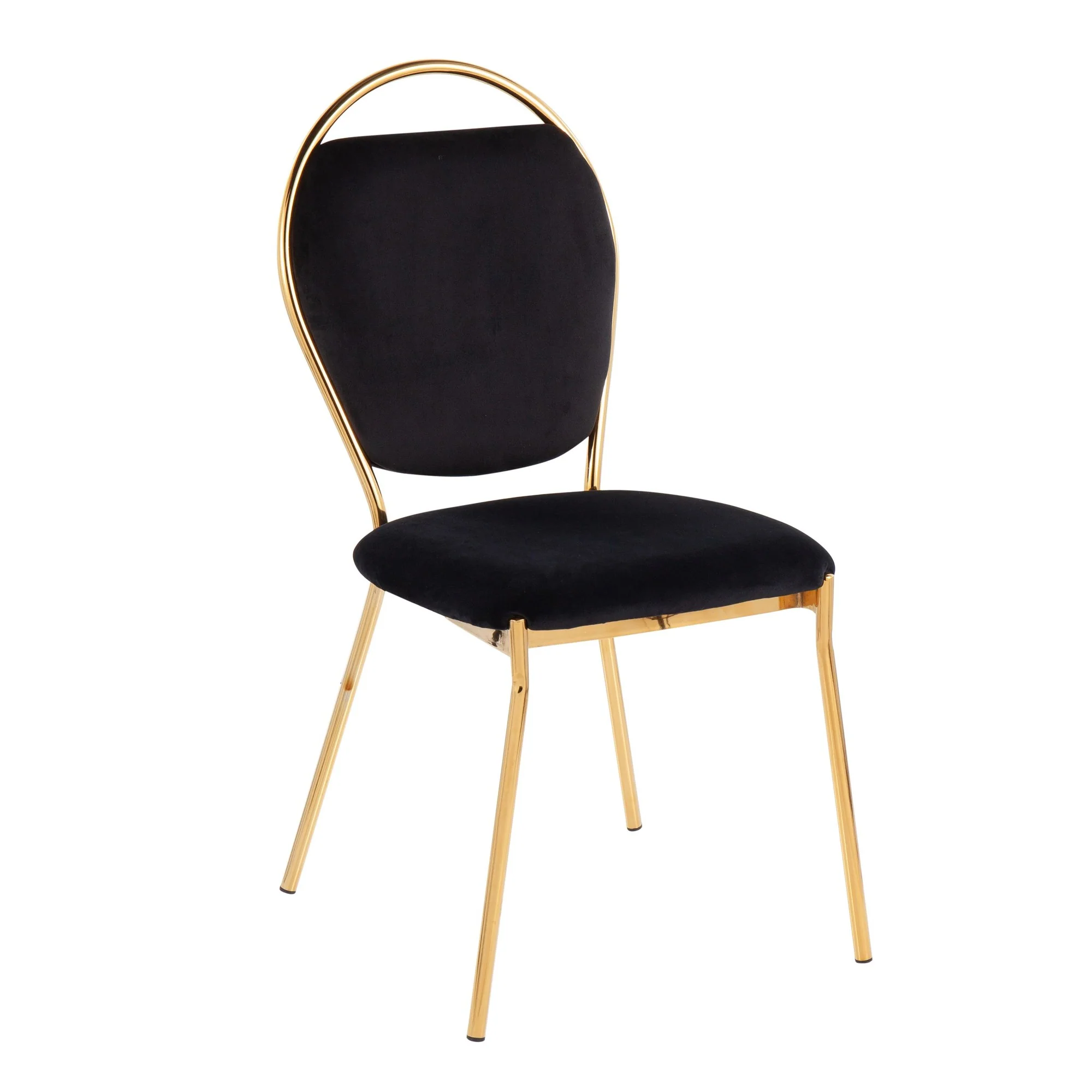 Keyhole Dining Chair - Set of 2 Black By LumiSource - Image 5