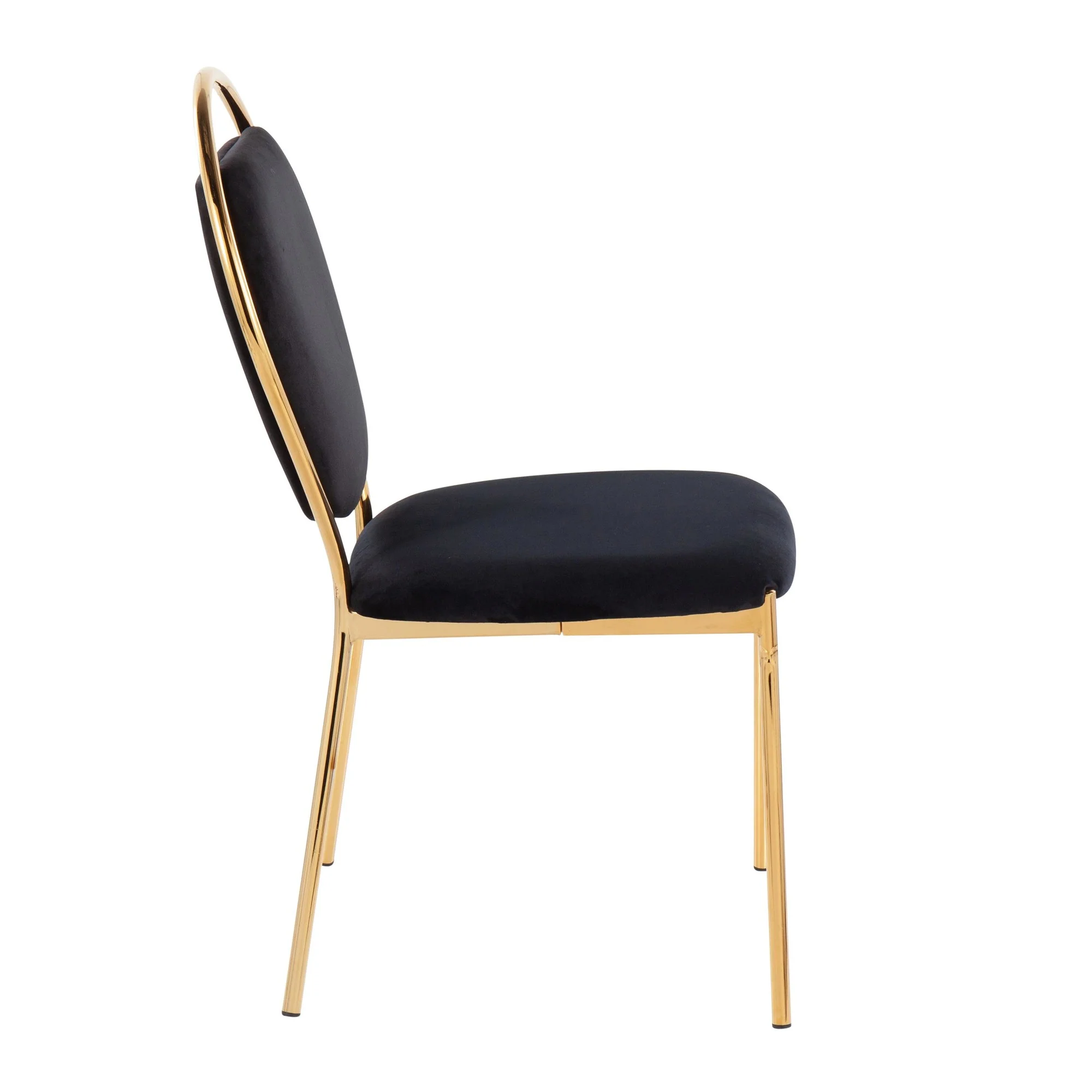 Keyhole Dining Chair - Set of 2 Black By LumiSource - Image 6