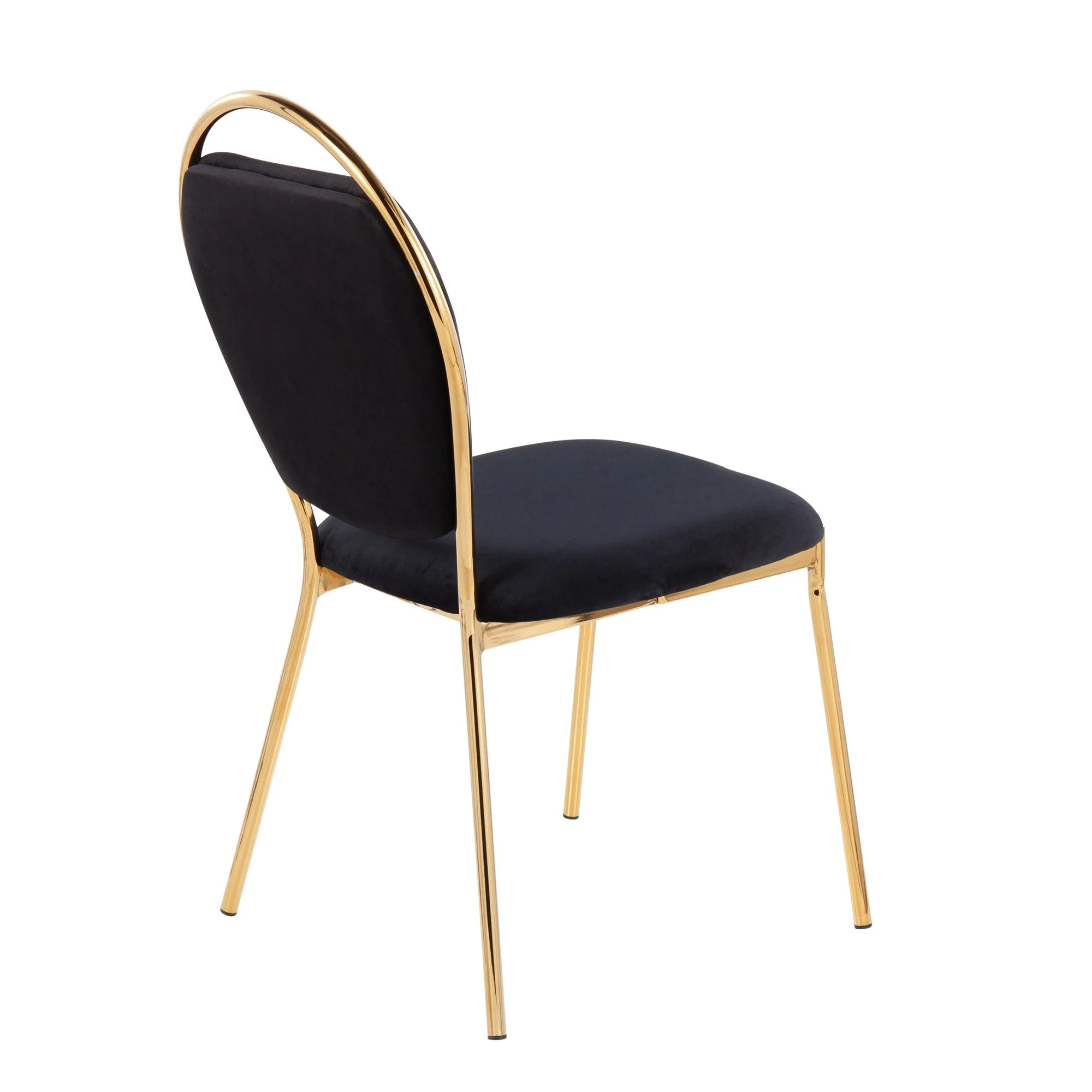 Keyhole Dining Chair - Set of 2 Black By LumiSource - Image 7