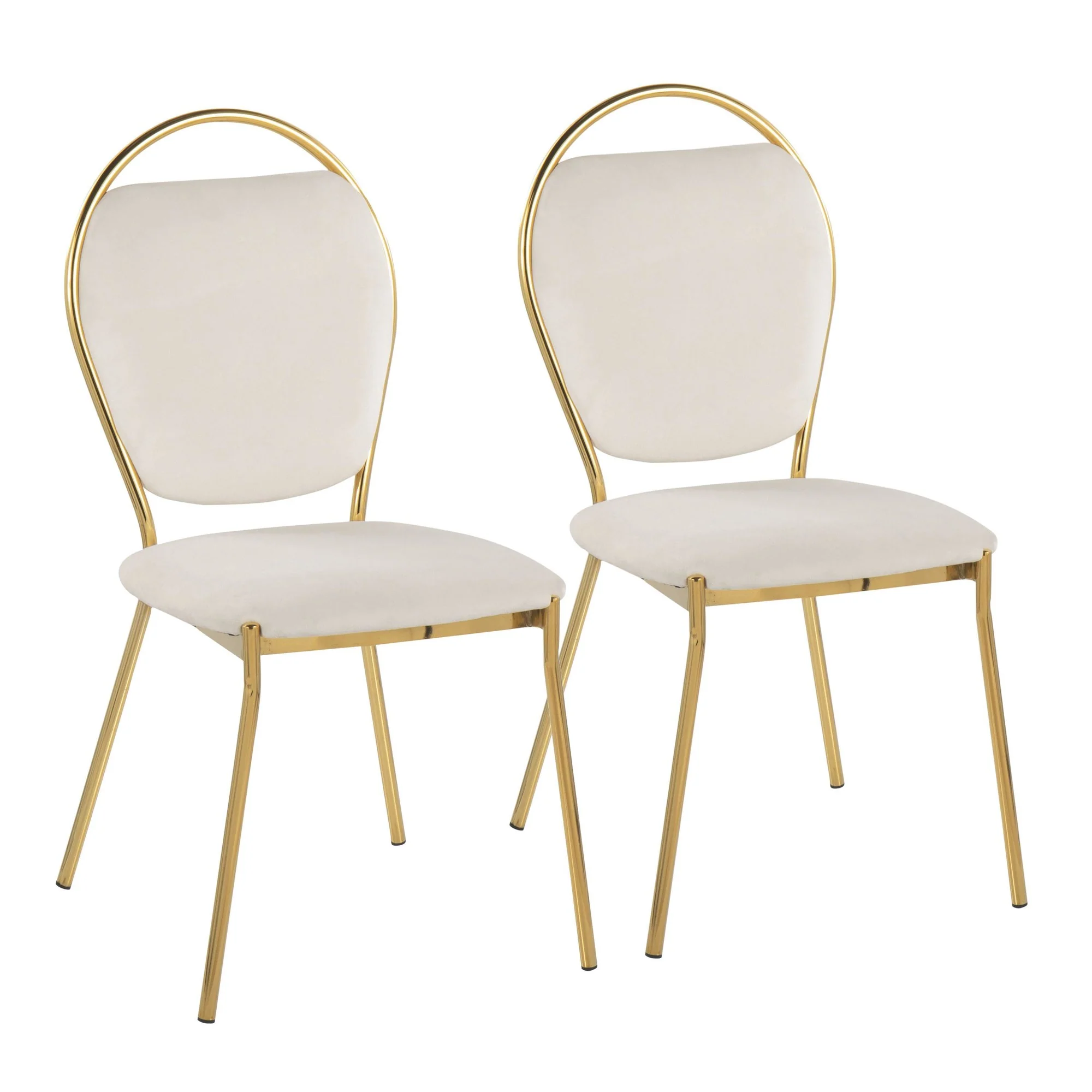 Keyhole Dining Chair - Set of 2 Black By LumiSource - Image 9