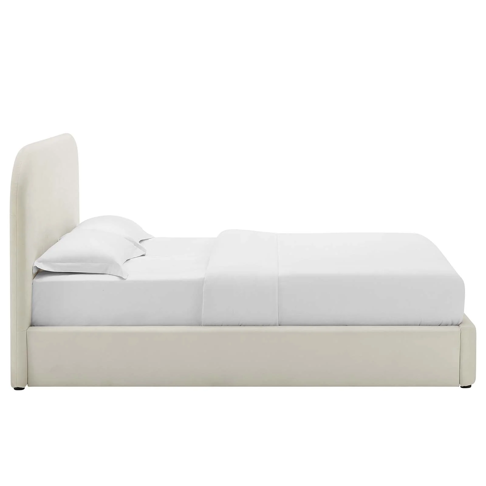 Keynote Performance Velvet Curved Full Platform Bed By Modway - MOD-7139 - Image 3