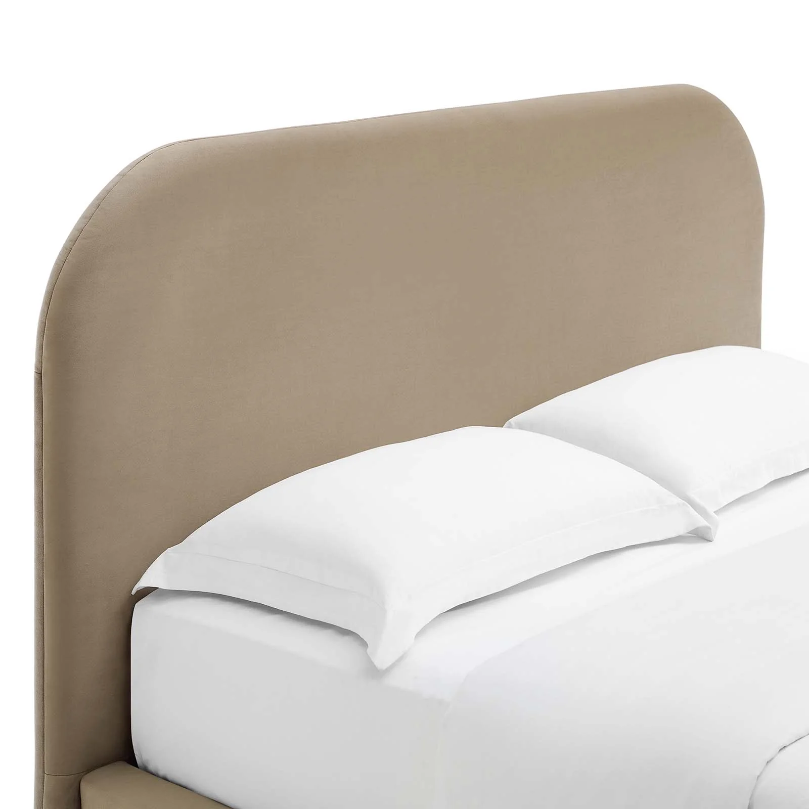 Keynote Performance Velvet Curved King Platform Bed By Modway - MOD-7143 - Image 13