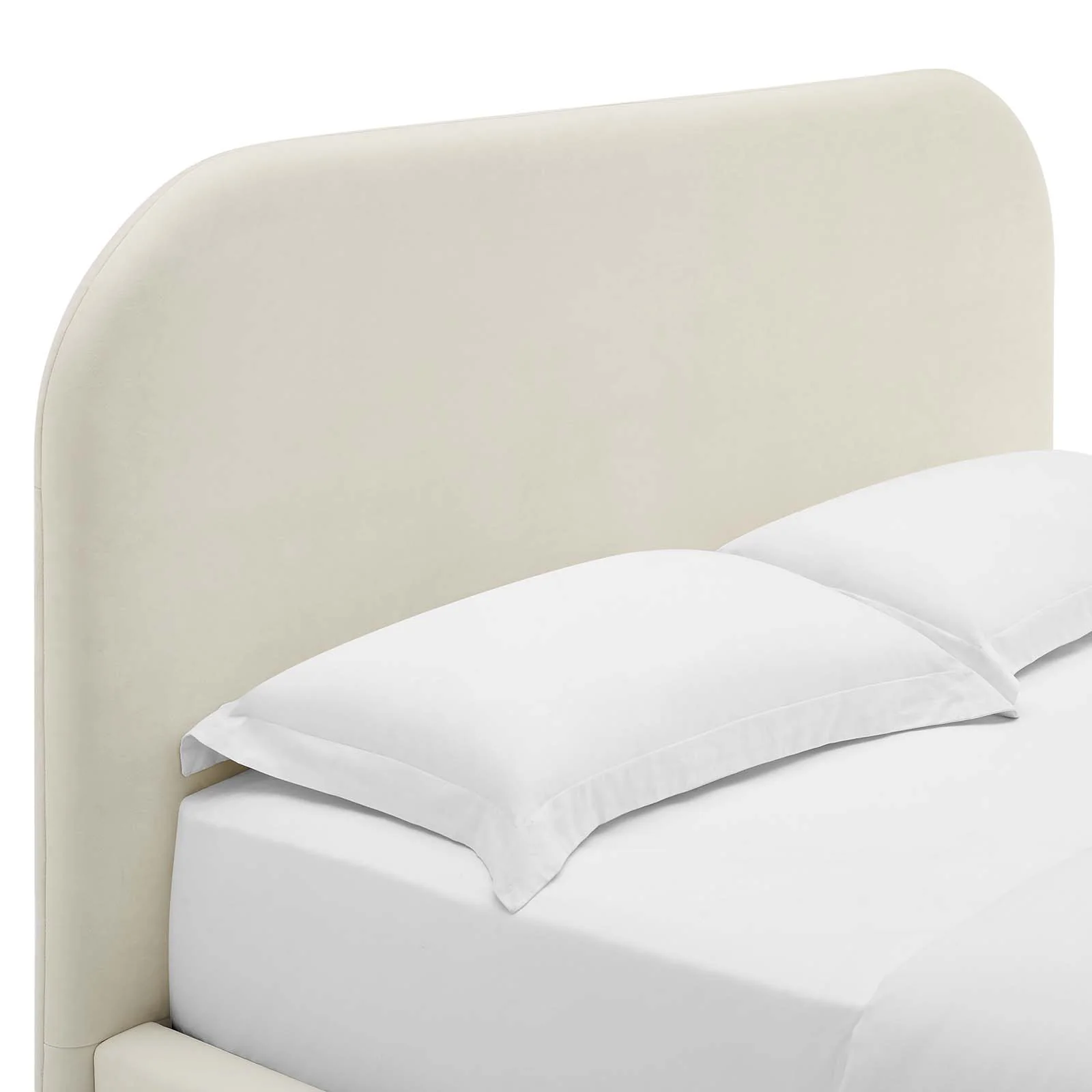 Keynote Performance Velvet Curved Queen Platform Bed By Modway - MOD-7141 - Image 5
