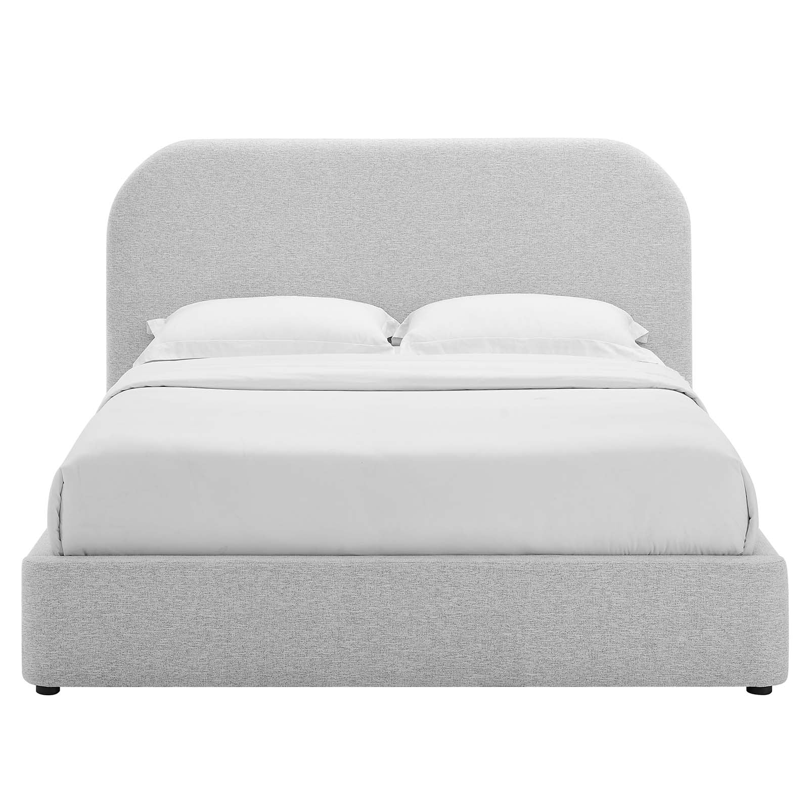 Keynote Upholstered Fabric Curved King Platform Bed By Modway - MOD-7142 - Image 12