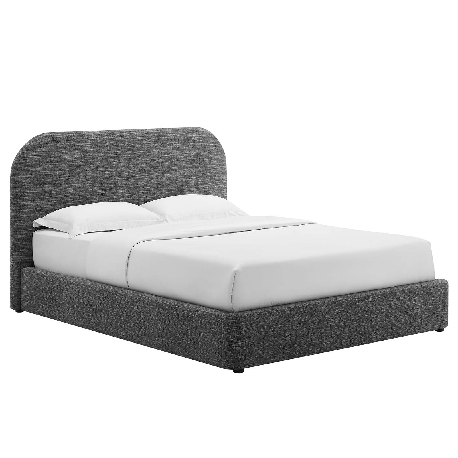 Keynote Upholstered Fabric Curved King Platform Bed By Modway - MOD-7142 - Image 17