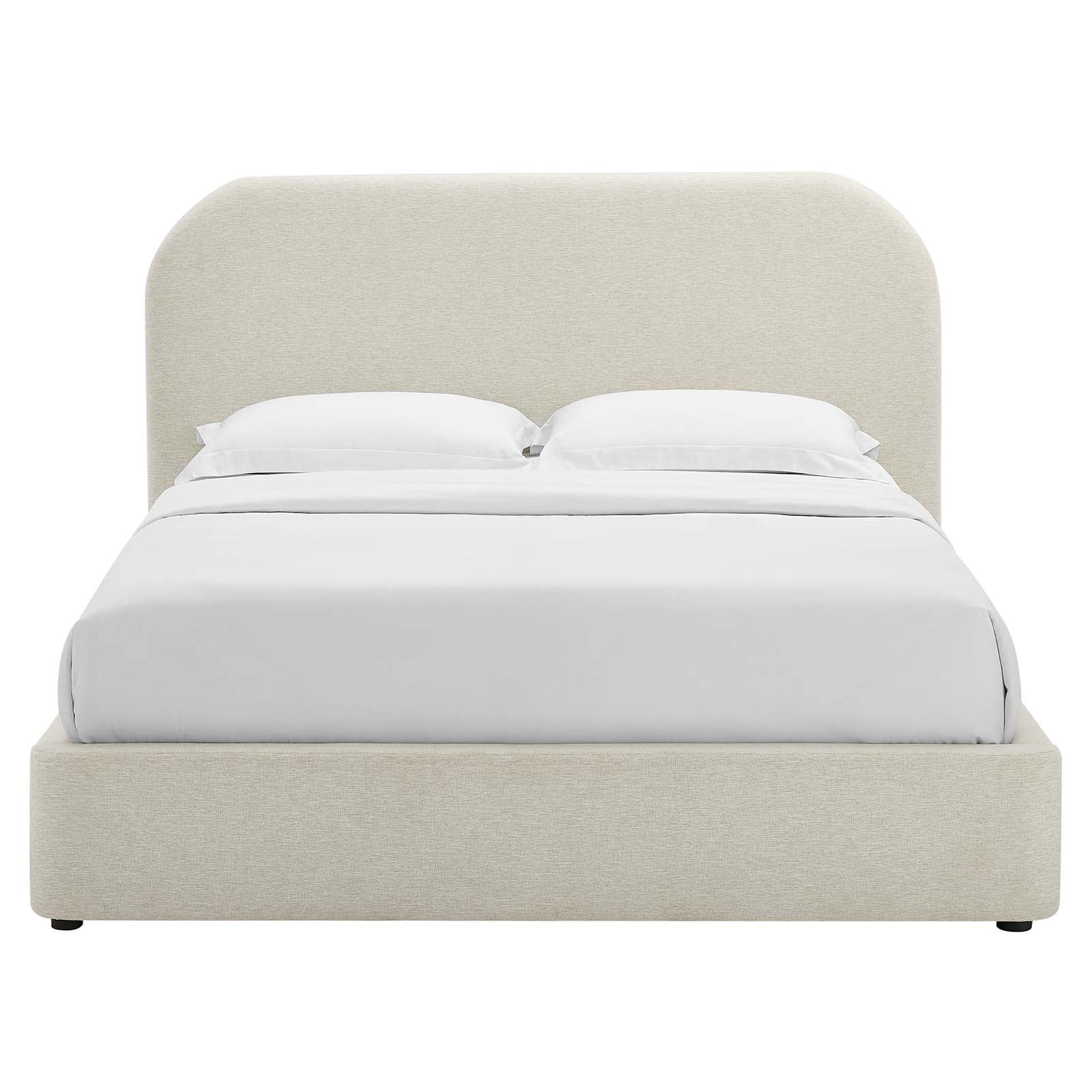 Keynote Upholstered Fabric Curved King Platform Bed By Modway - MOD-7142 - Image 4