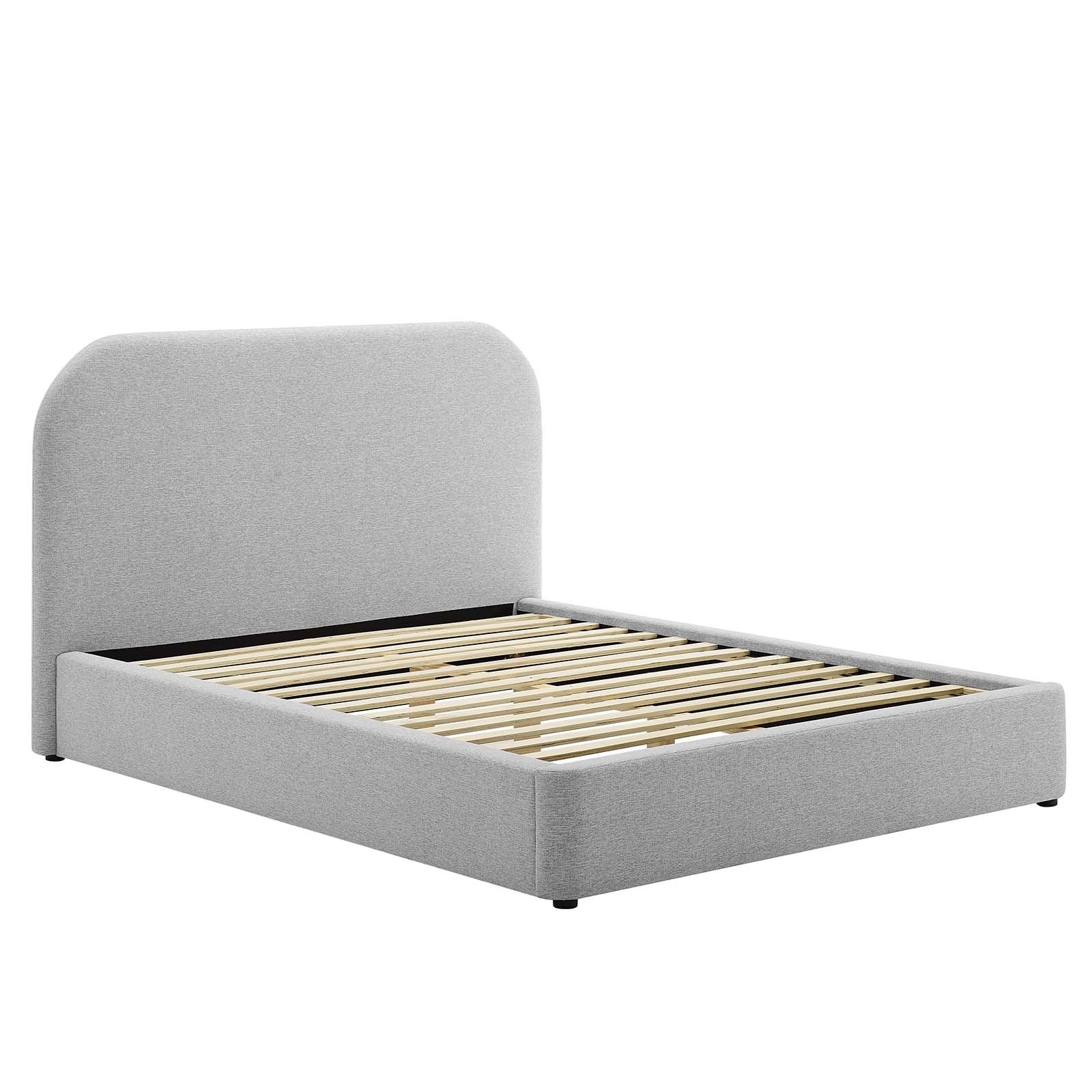 Keynote Upholstered Fabric Curved Queen Platform Bed By Modway - MOD-7140 - Image 10