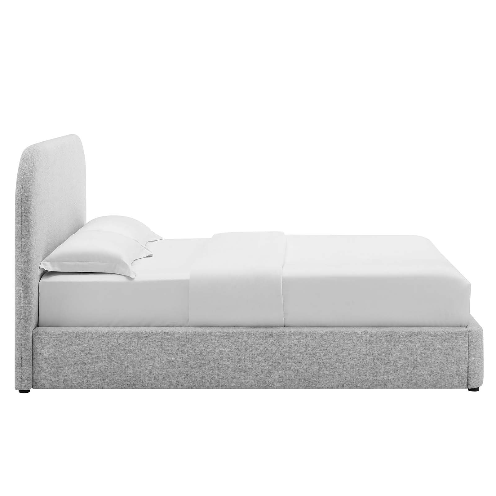 Keynote Upholstered Fabric Curved Queen Platform Bed By Modway - MOD-7140 - Image 11