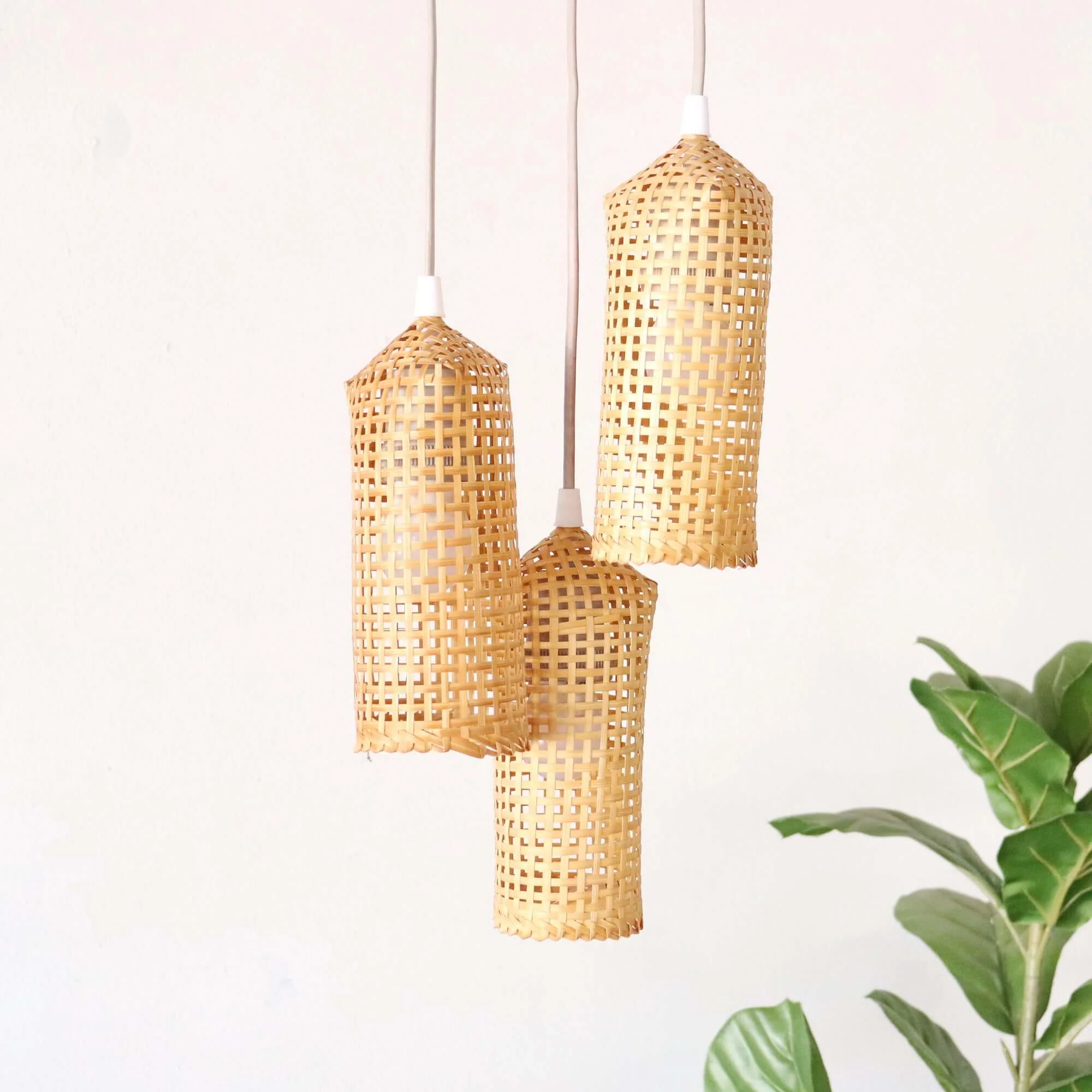 Khe Mi Ka - Bamboo Pendant Light Shade By Thaihome - Image 2