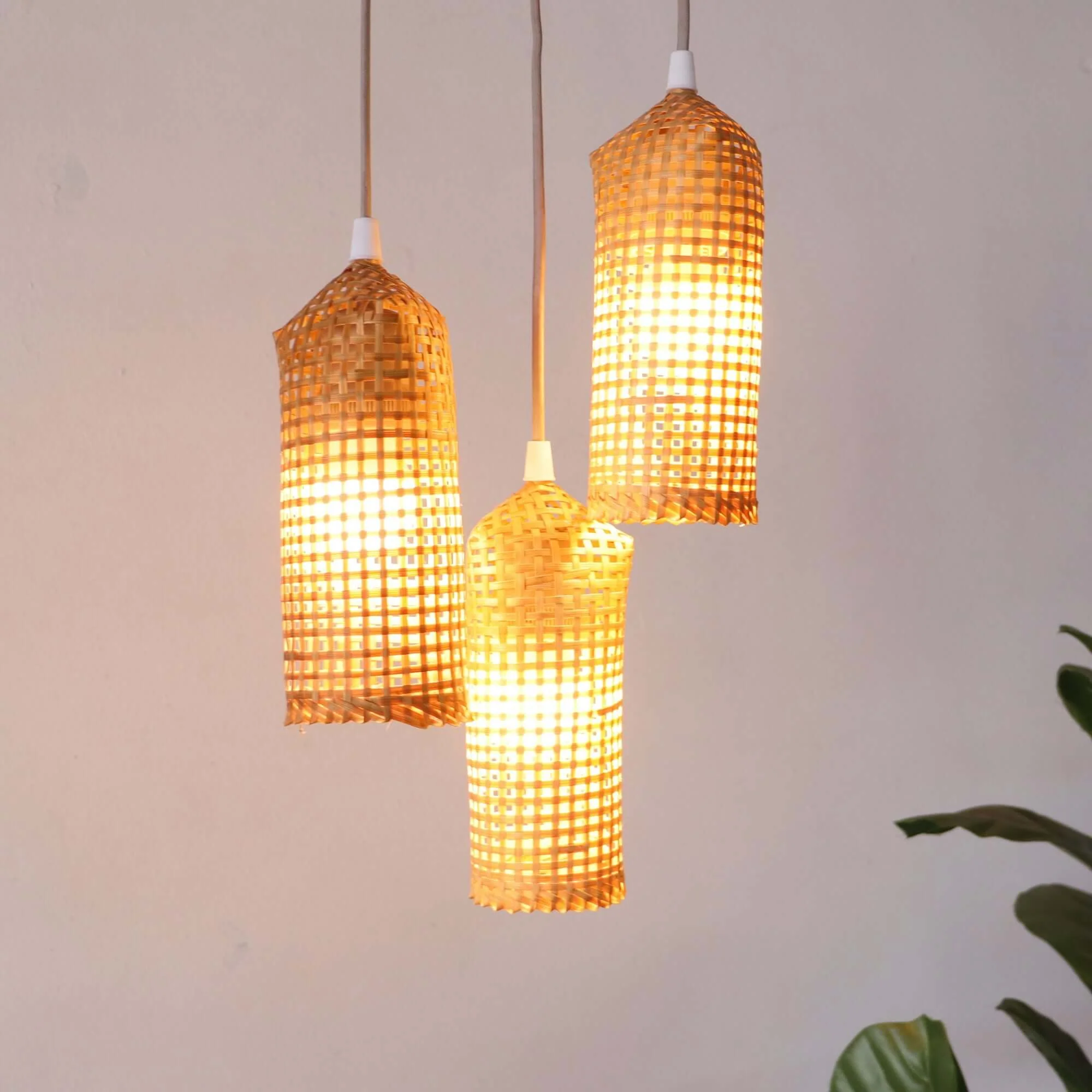 Khe Mi Ka - Bamboo Pendant Light Shade By Thaihome - Image 7