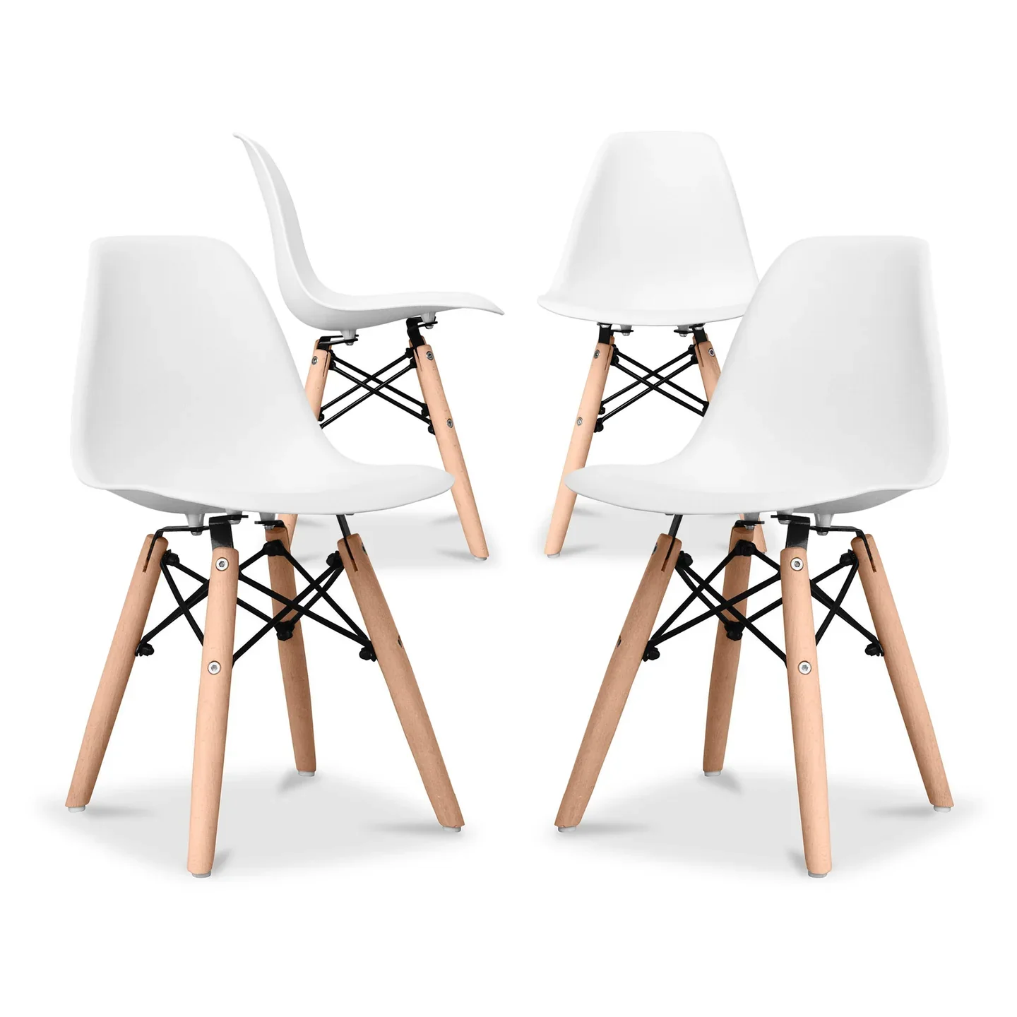 Kids Playroom Chair, White By World Modern Design - Image 11