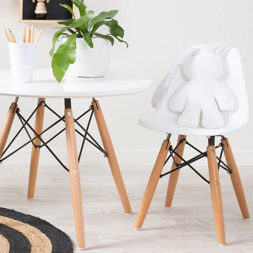 Kids Playroom Chair, White By World Modern Design - Image 2