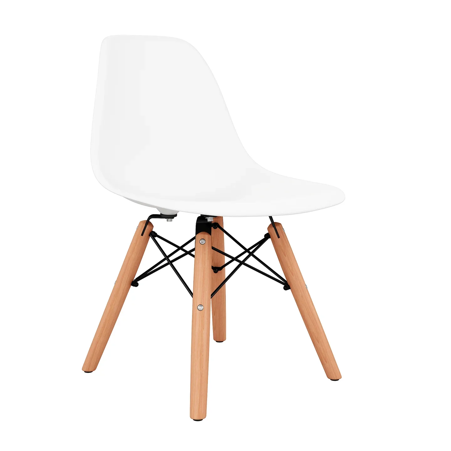Kids Playroom Chair, White By World Modern Design - Image 8
