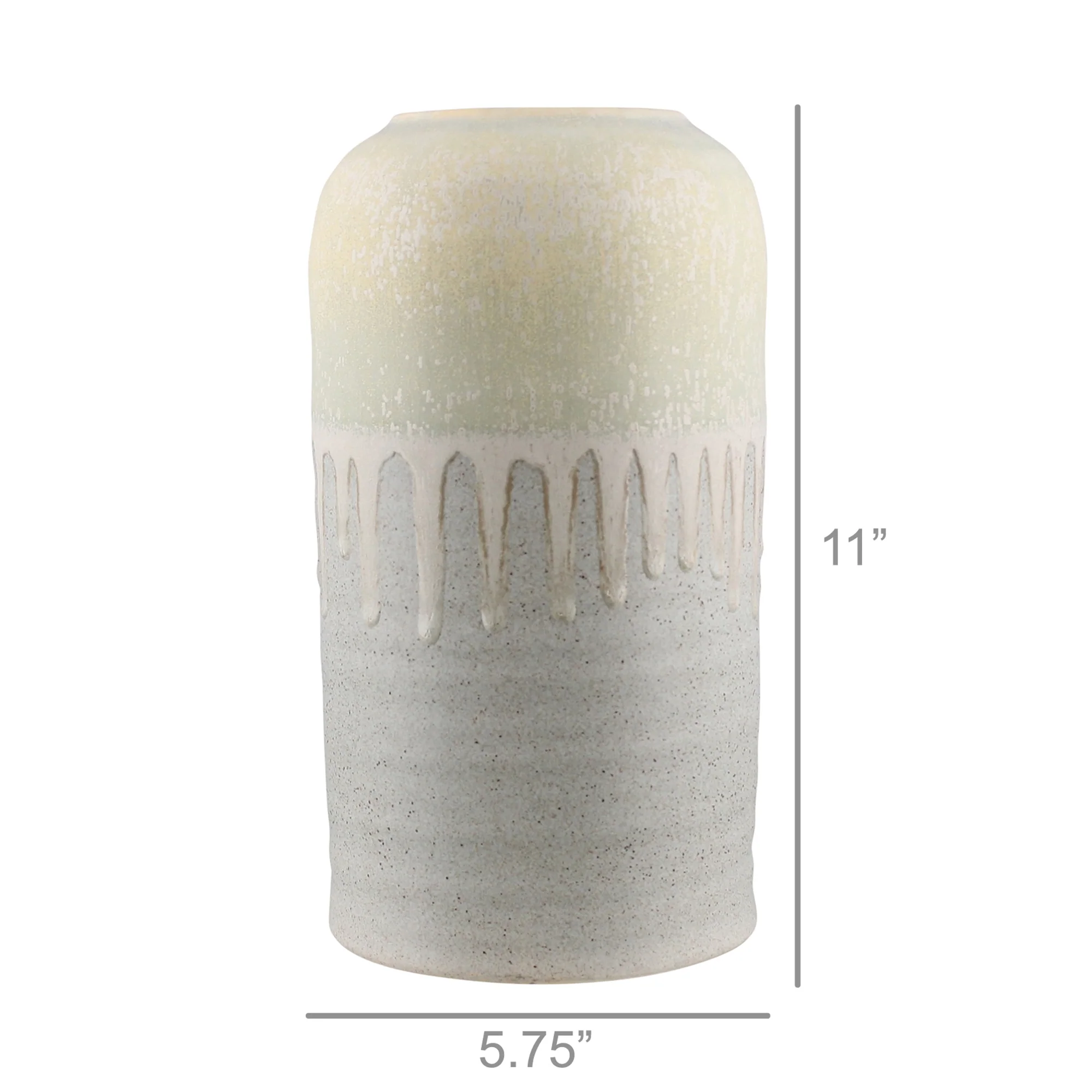 Kina Vase, Ceramic - Green Set Of 2 By HomArt - Image 4