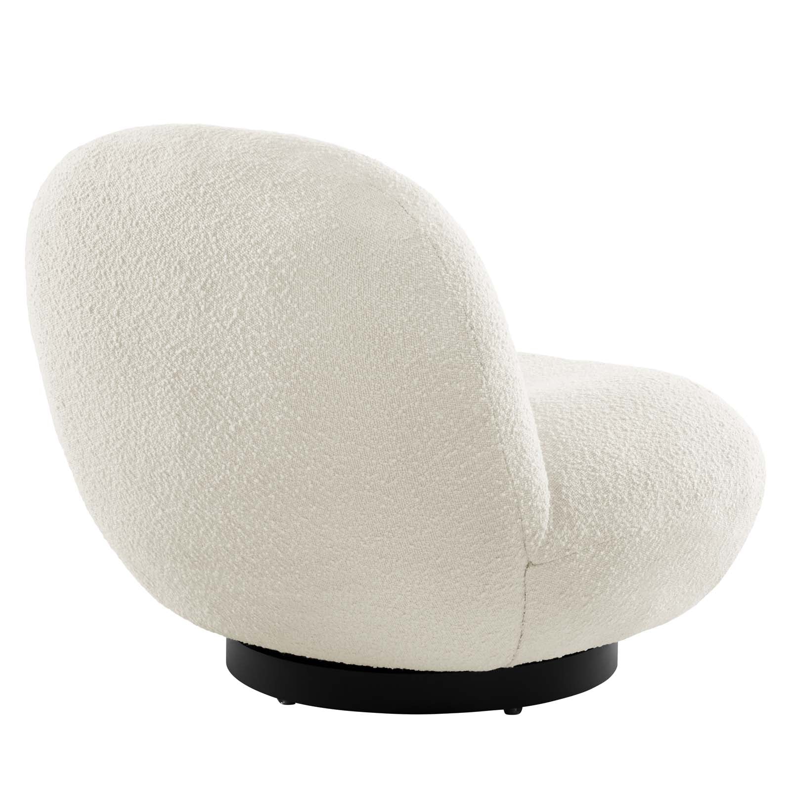 Kindred Boucle Upholstered Upholstered Fabric Swivel Chair By Modway - EEI-5486 - Image 5