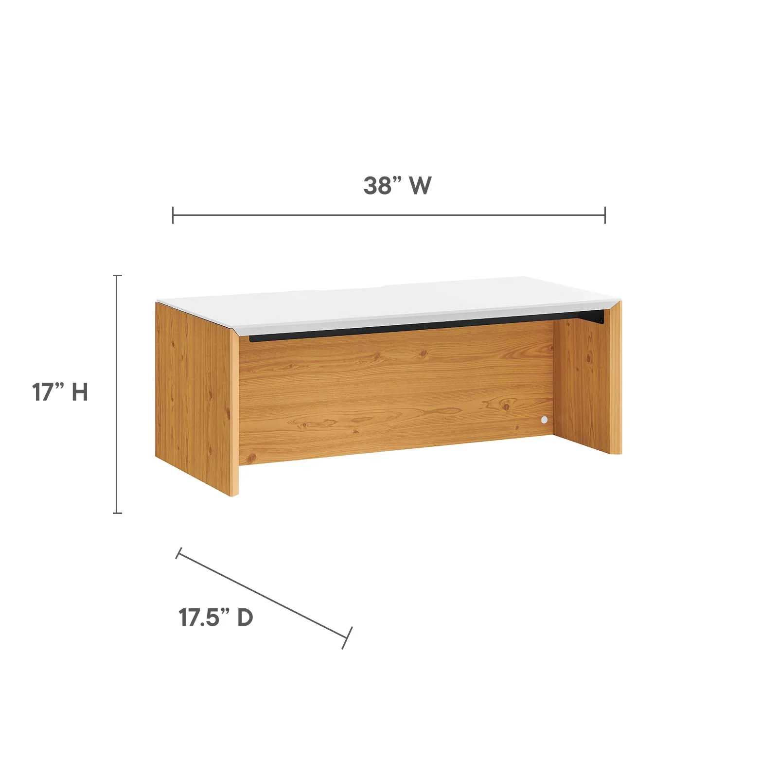 Kinetic 38" Wall-Mount Office Desk By Modway - EEI-6206 - Image 15