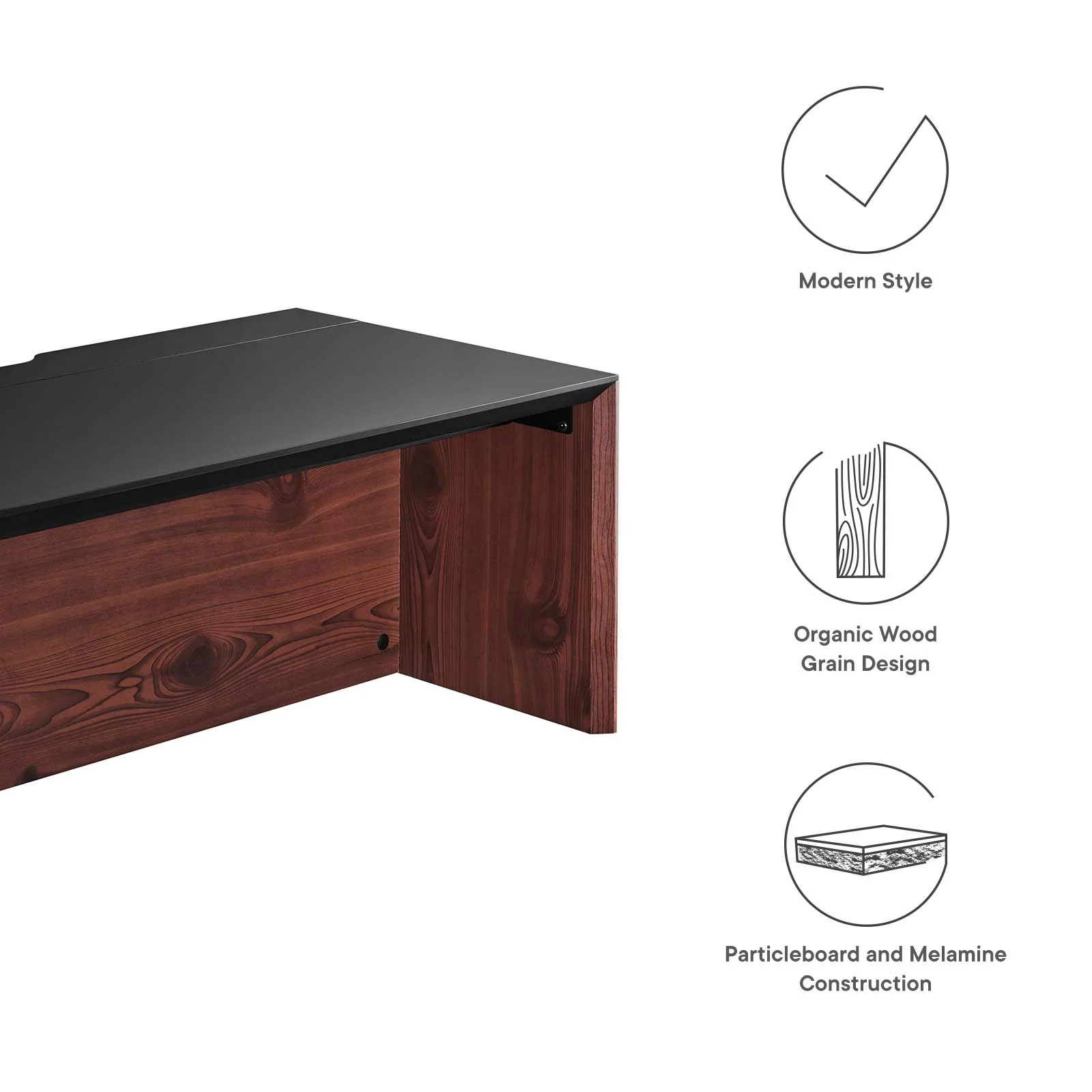 Kinetic 38" Wall-Mount Office Desk With Cabinet and Shelf By Modway - EEI-6311 - Image 4