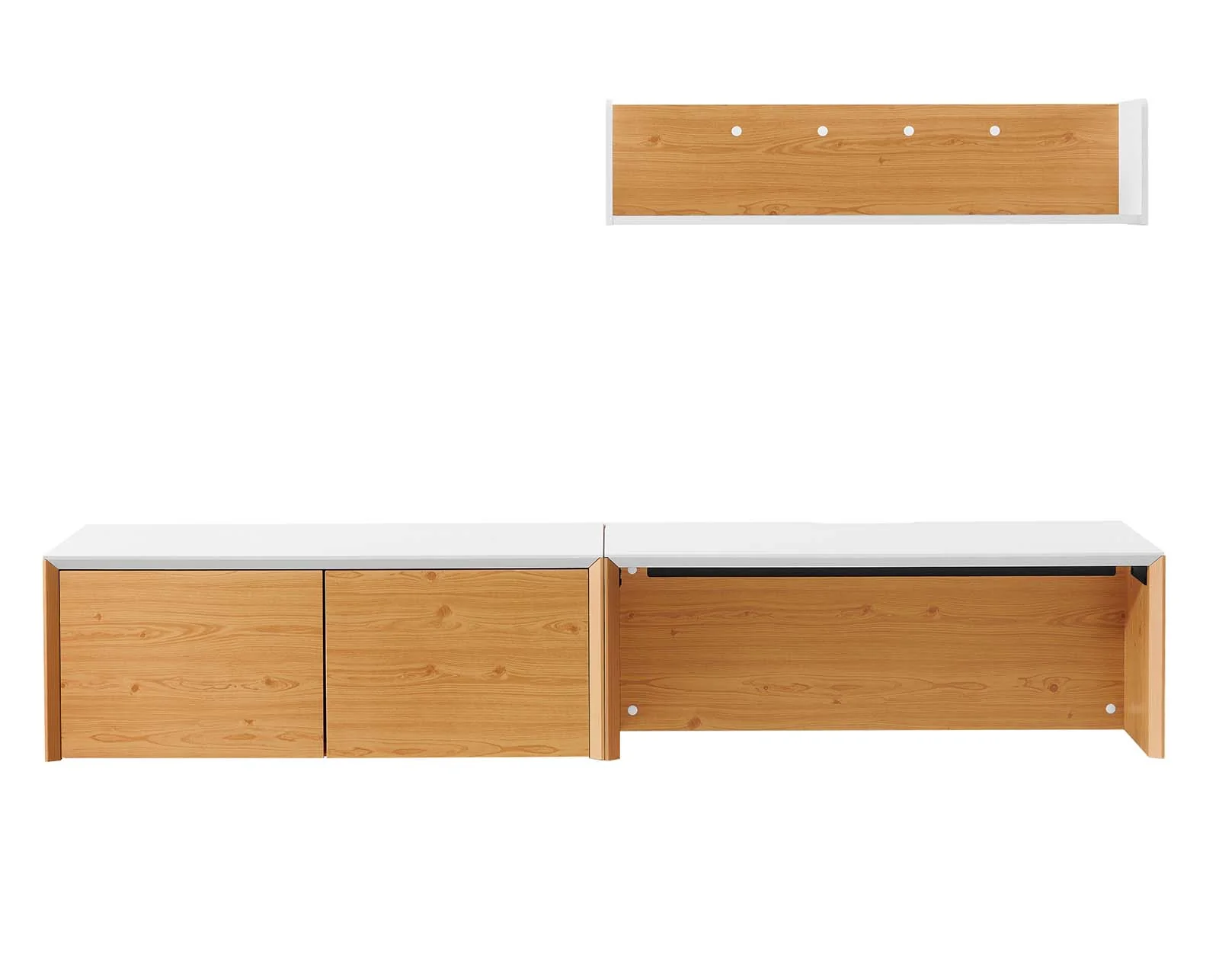 Kinetic 38" Wall-Mount Office Desk With Cabinet and Shelf By Modway - EEI-6311 - Image 9