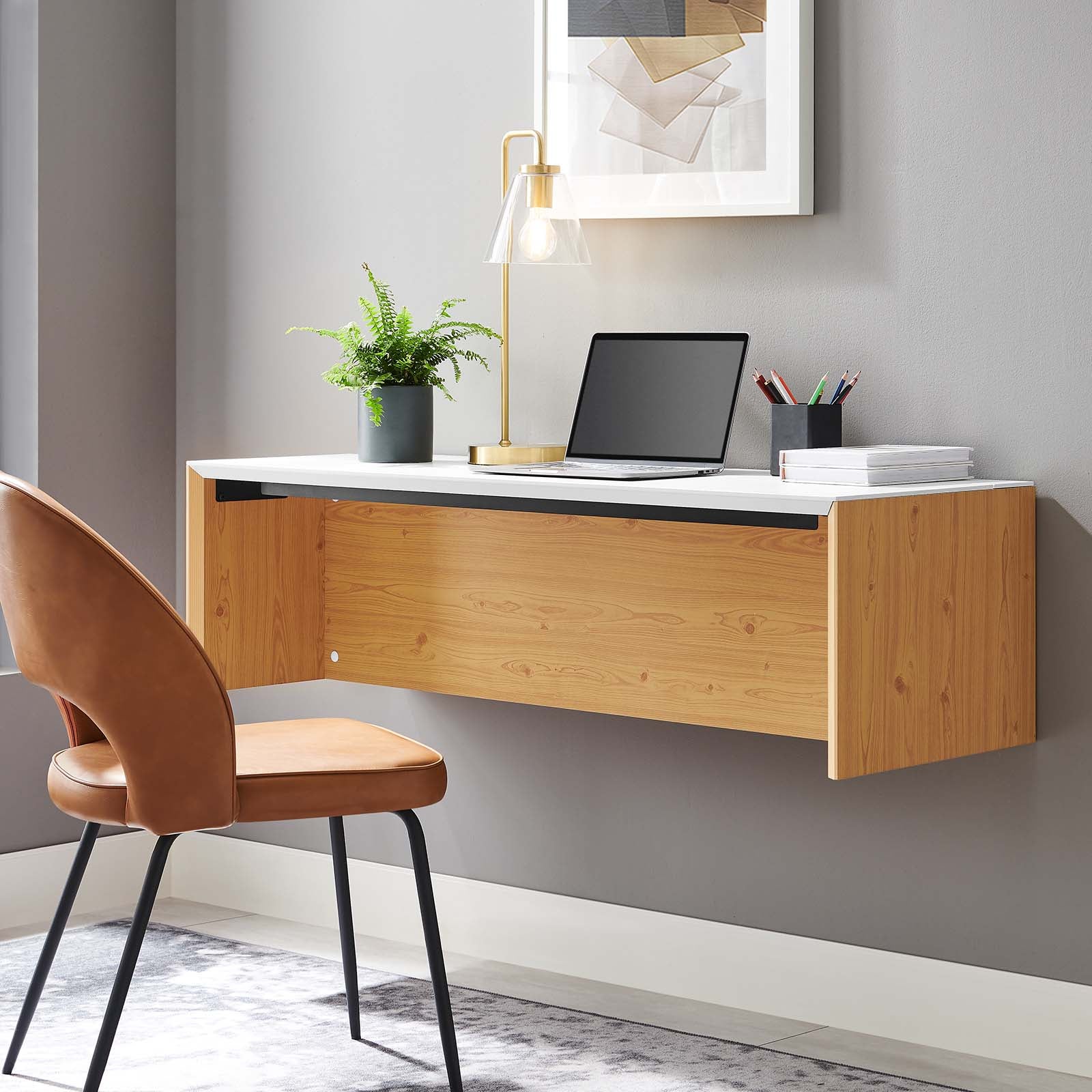 Kinetic 49" Wall-Mount Office Desk By Modway - EEI-6207 - Image 16