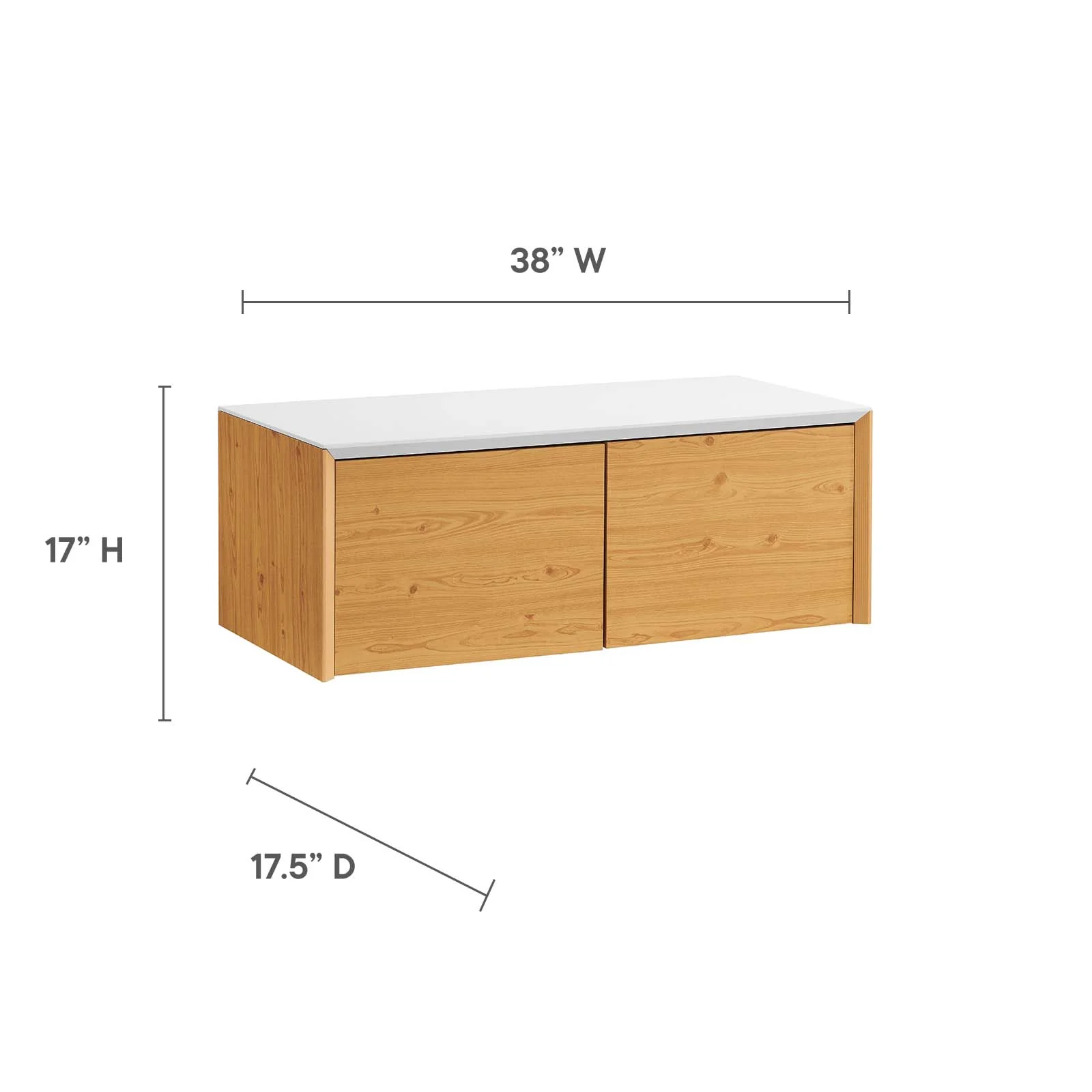 Kinetic 49" Wall-Mount Office Desk With Cabinet and Shelf By Modway - EEI-6312 - Image 12