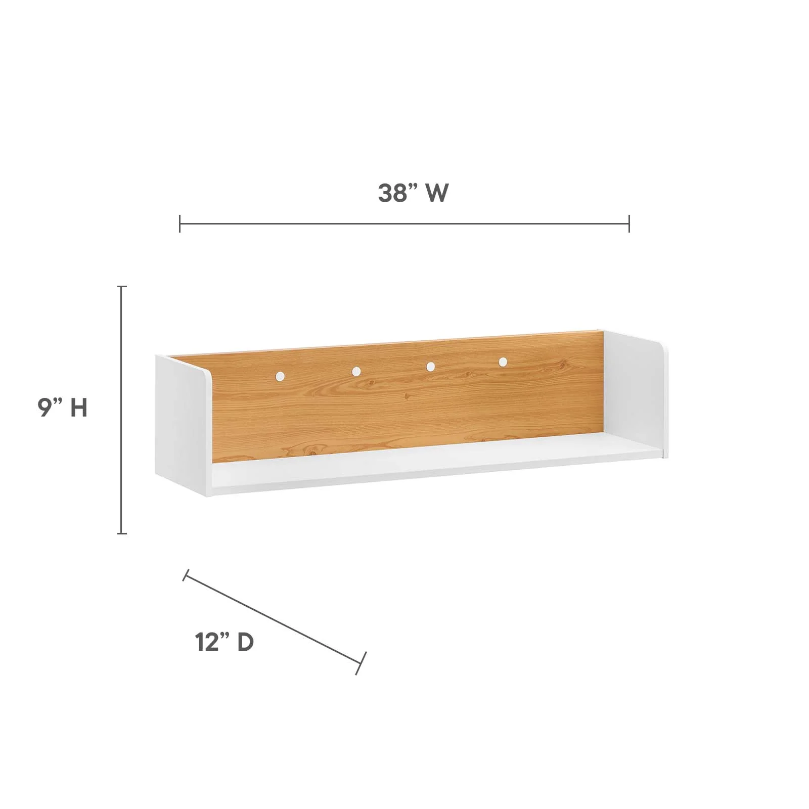 Kinetic 49" Wall-Mount Office Desk With Cabinet and Shelf By Modway - EEI-6312 - Image 13