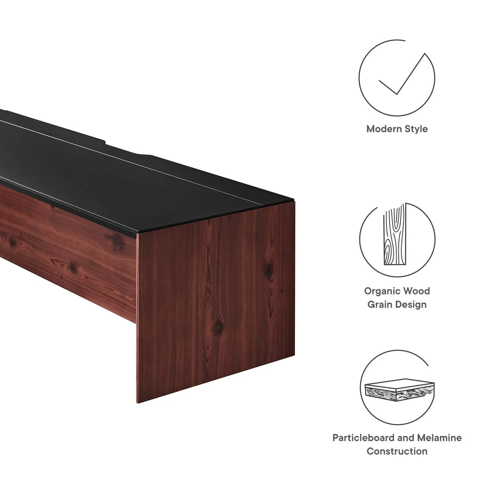 Kinetic 49" Wall-Mount Office Desk With Cabinet and Shelf By Modway - EEI-6312 - Image 4