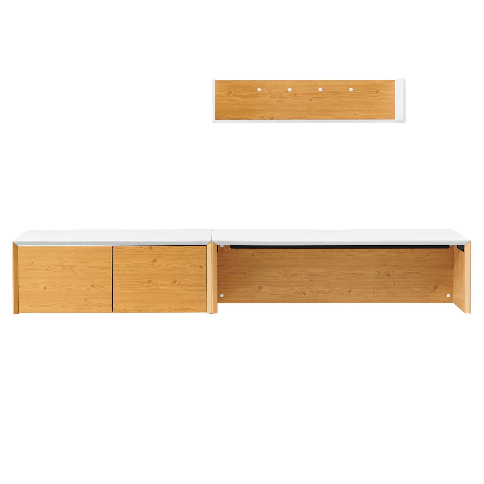Kinetic 49" Wall-Mount Office Desk With Cabinet and Shelf By Modway - EEI-6312 - Image 9