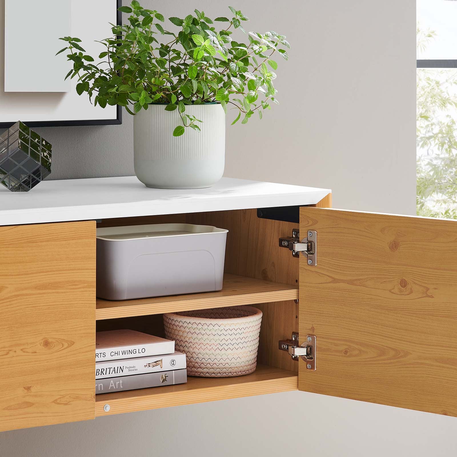 Kinetic Wall-Mount Office Storage Cabinet By Modway - EEI-6205 - Image 16
