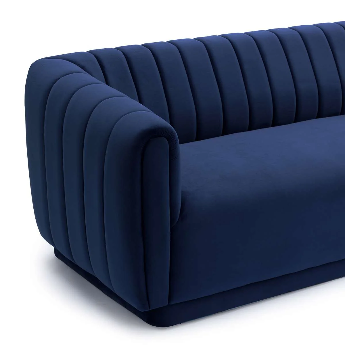 Kinsley Blush Modern Velvet Sofa  By Armen Living - Image 12