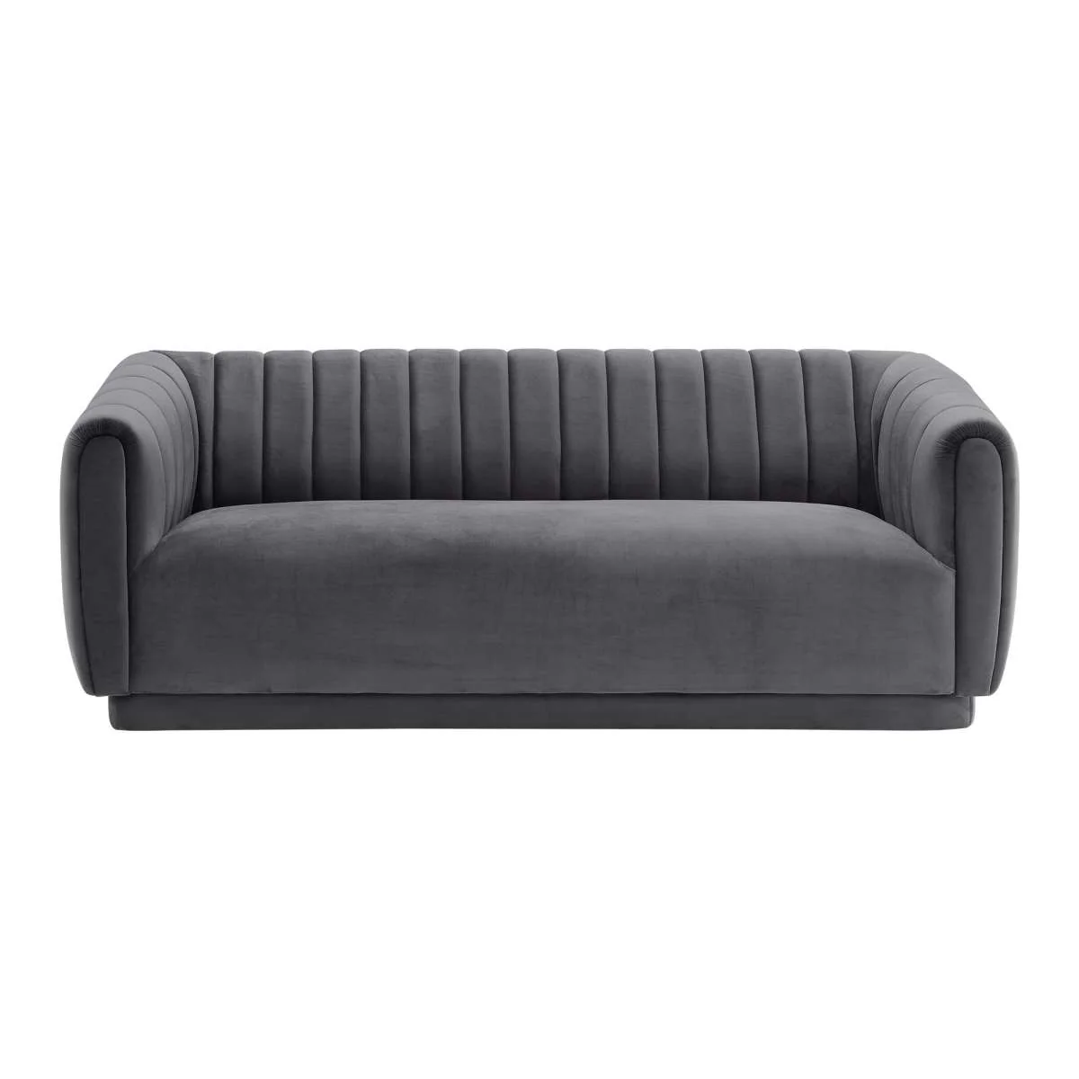 Kinsley Blush Modern Velvet Sofa  By Armen Living - Image 6