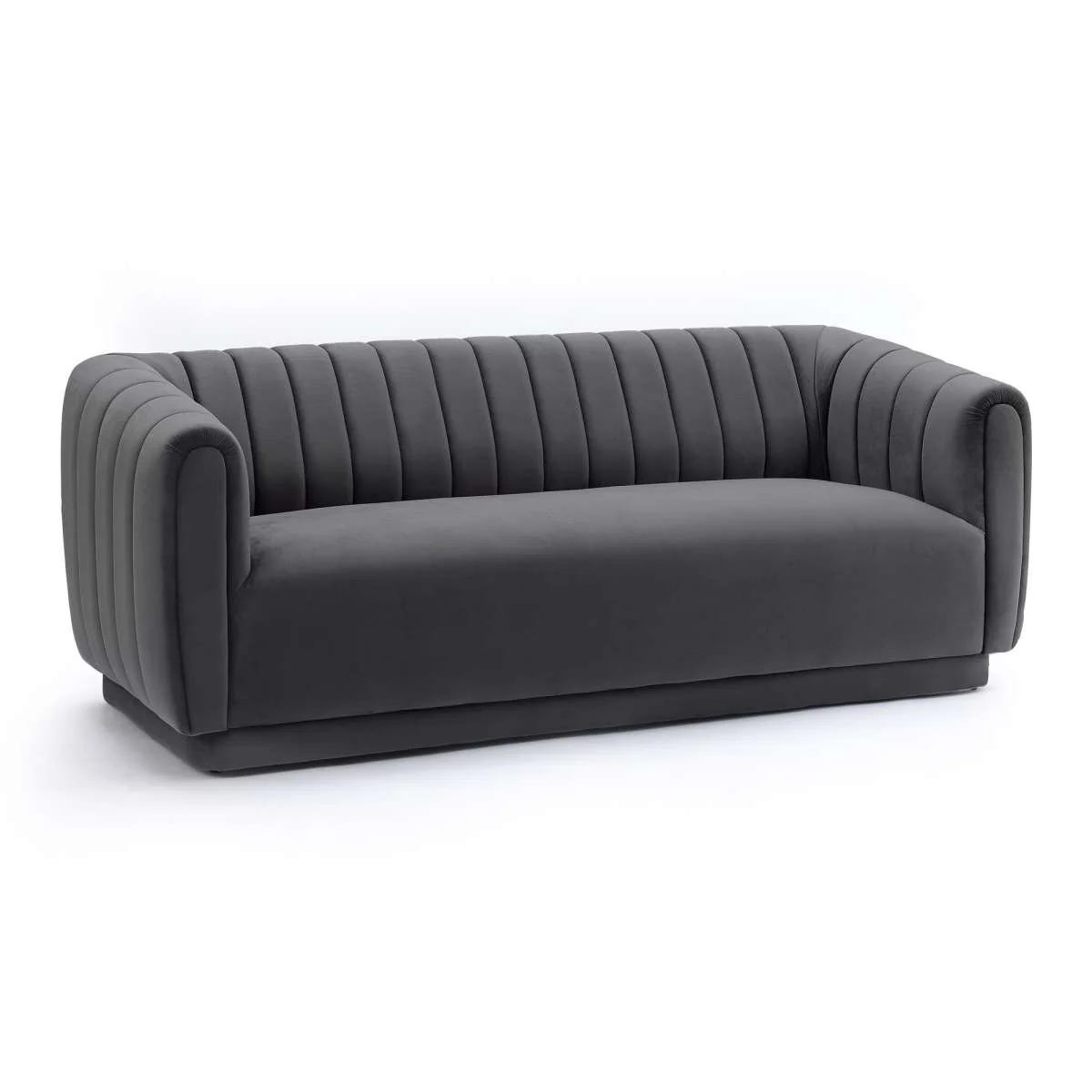 Kinsley Blush Modern Velvet Sofa  By Armen Living - Image 7